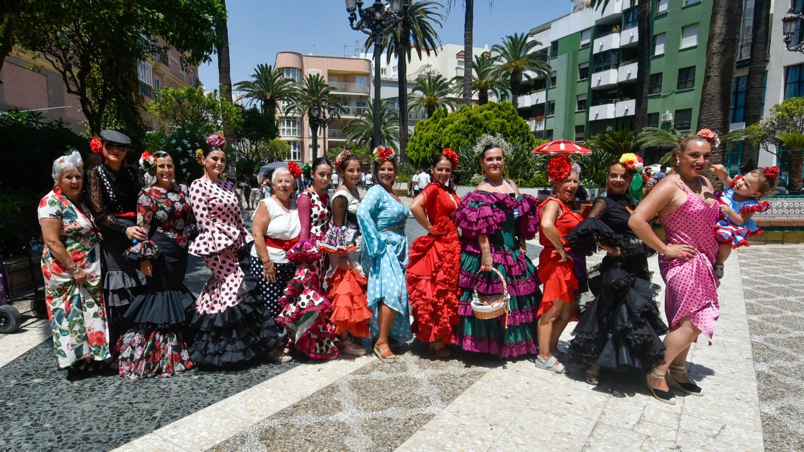 Las fotos del Domingo Rociero en el centro de la Línea