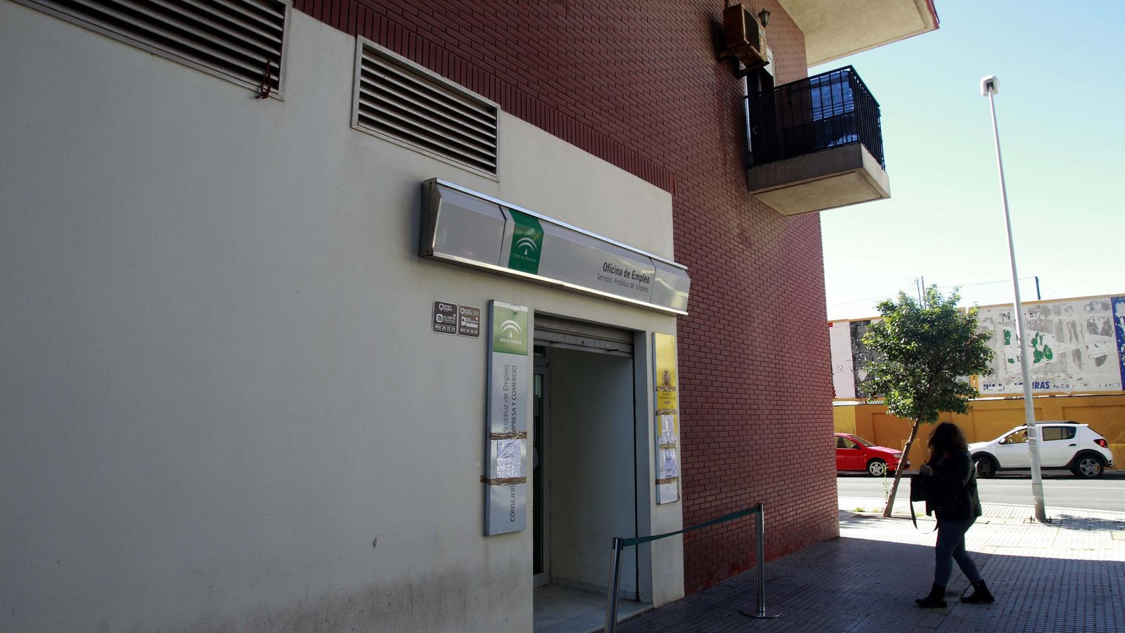 Oficina de empleo en Algeciras.
