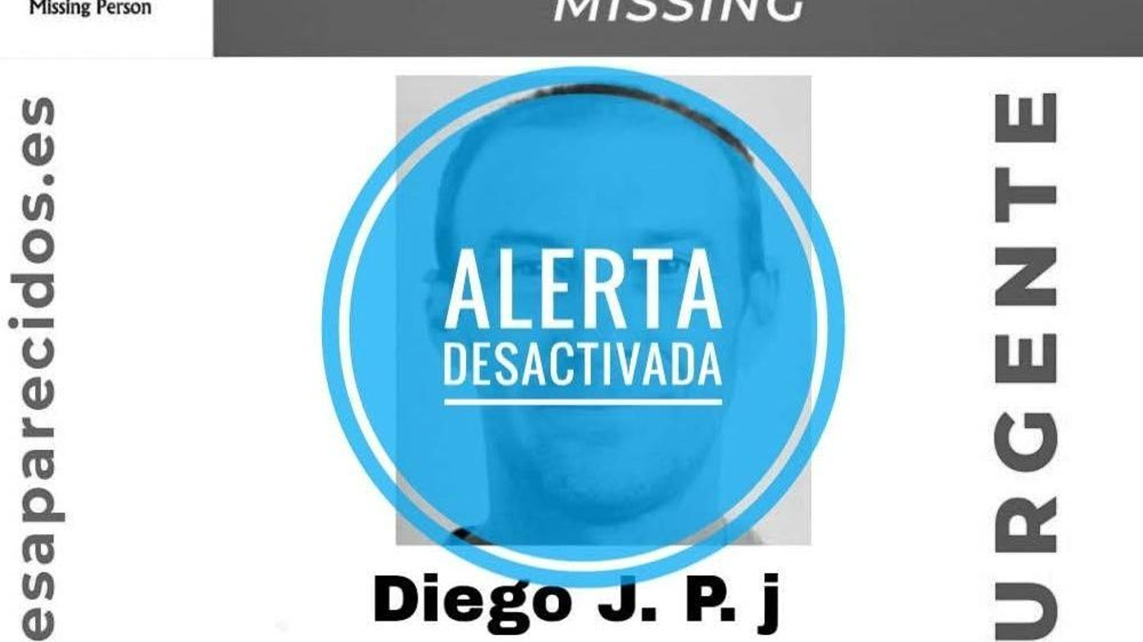 Cartel de la desactivación de la alerta.