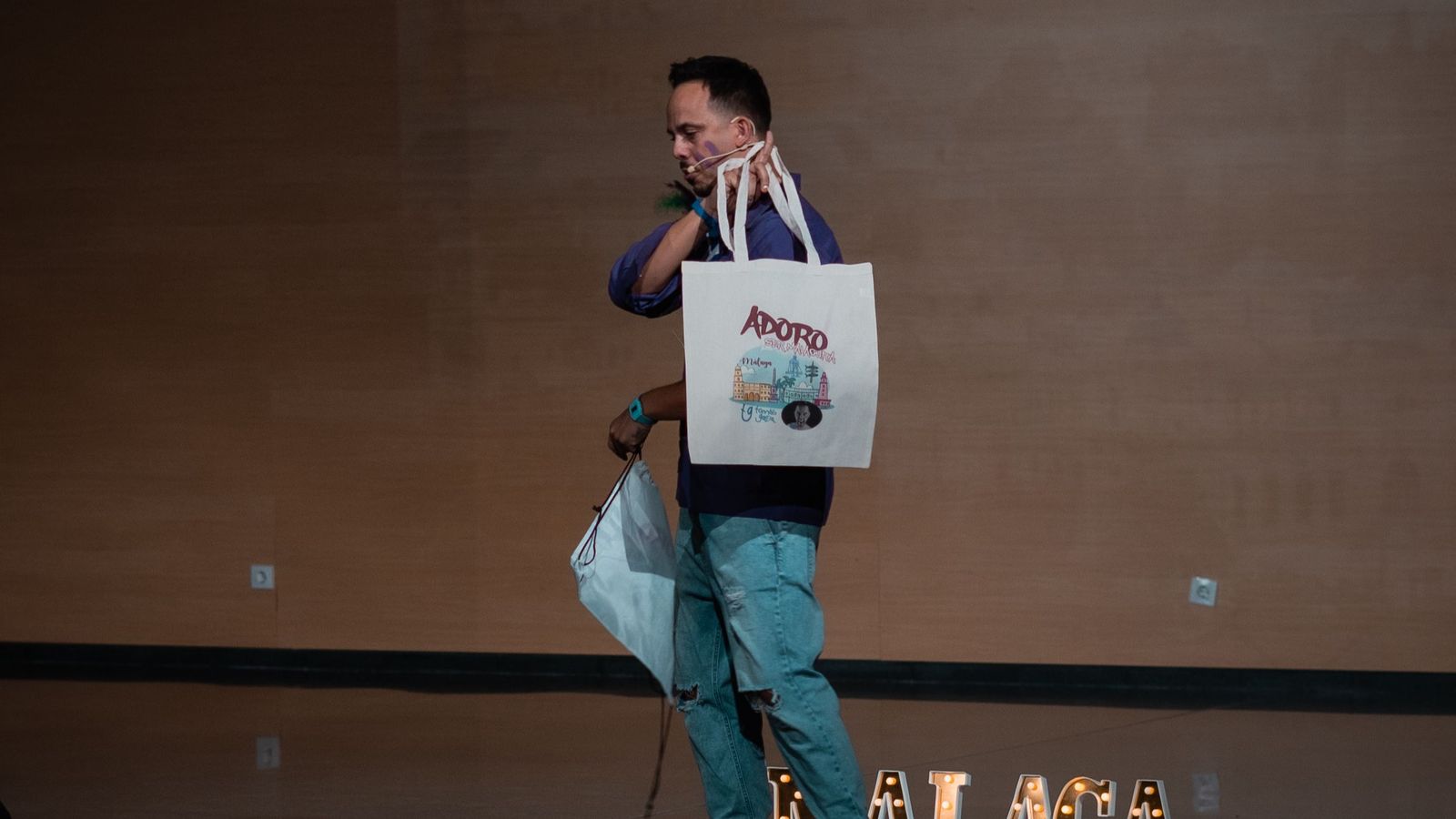 Tomás García durante su show 'Adoro ser malaguita'