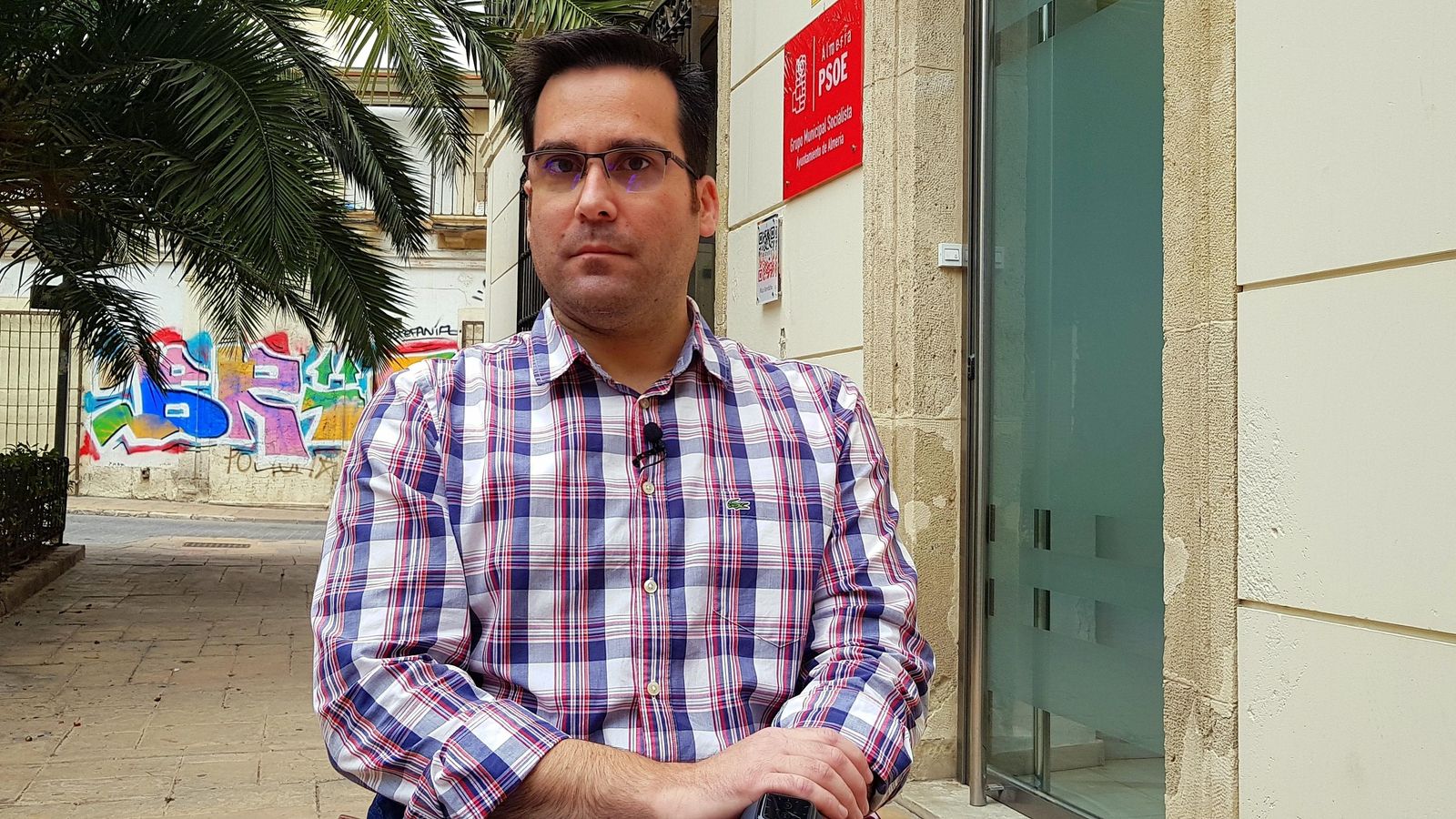 Pedro Díaz, viceportavoz del Grupo Municipal Socialista en el Ayuntamiento de Almería