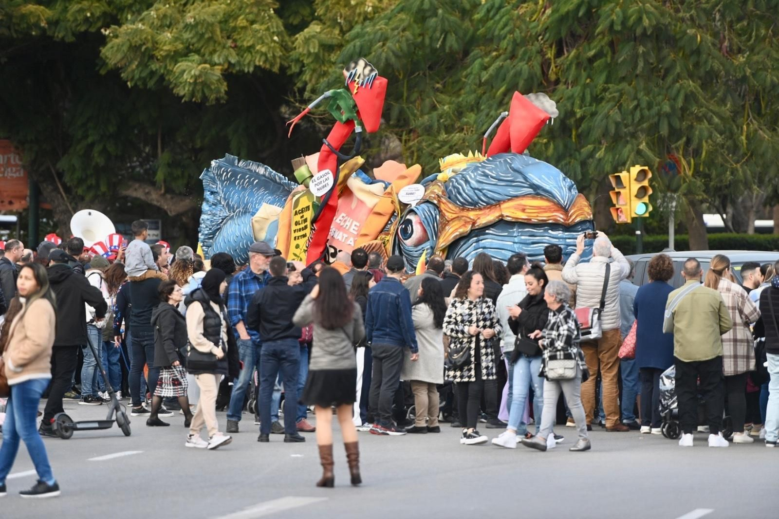 Las fotos del entierro del boquerón del Carnaval de Málaga 2023