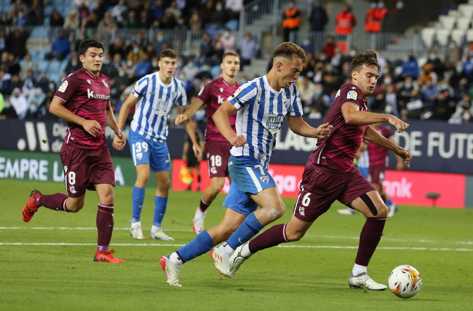 Las fotos del Málaga-Real Sociedad B