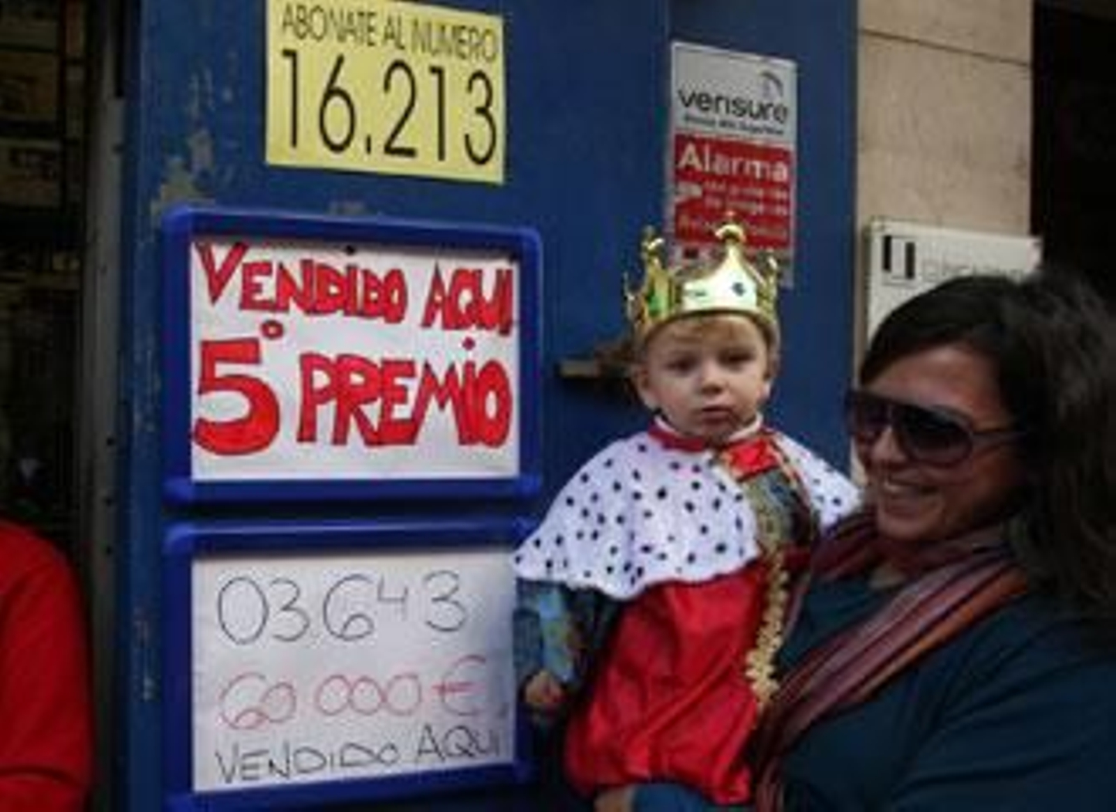 Dos quintos premios caen en la comarca