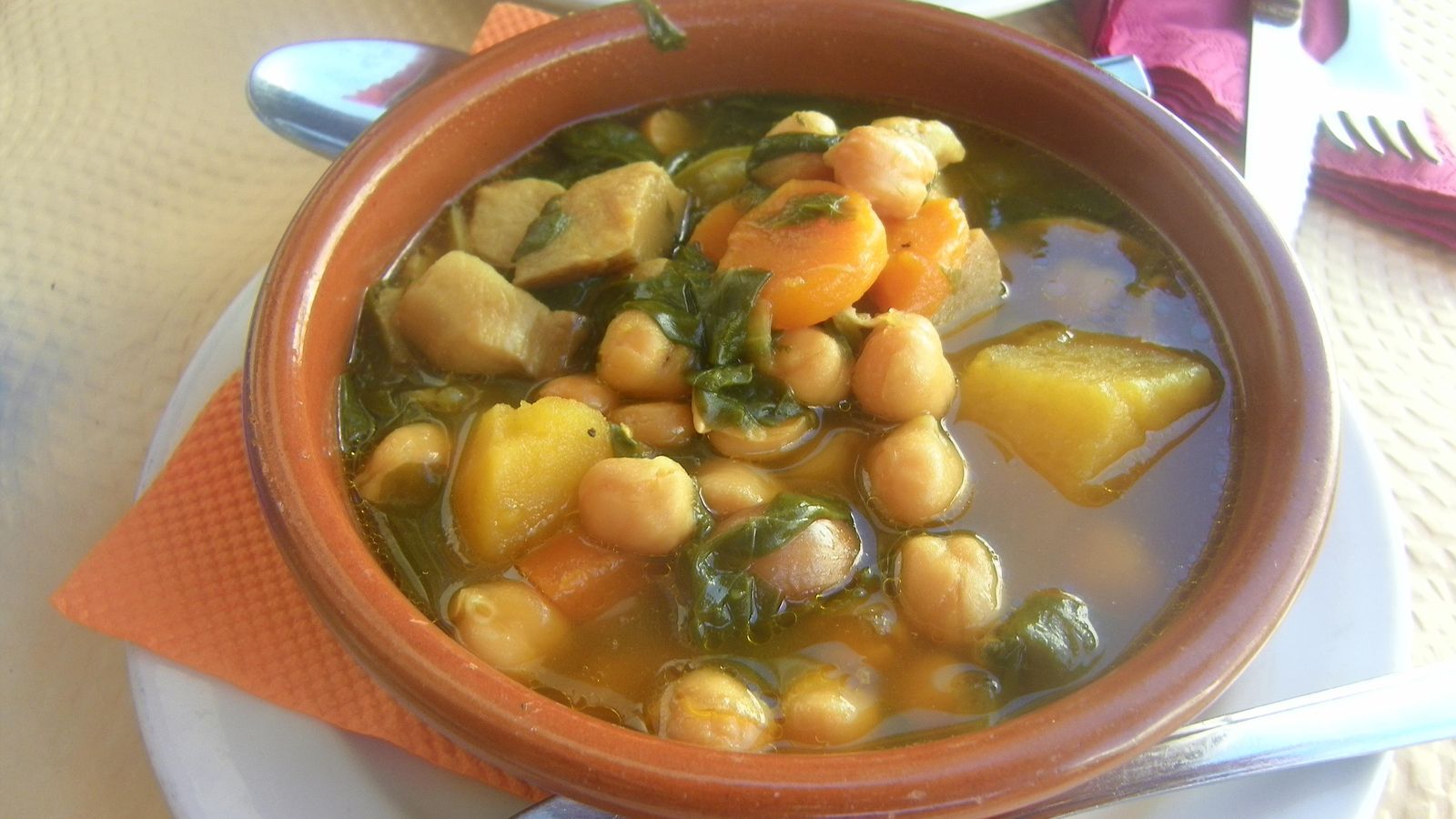 Potaje de garbanzos de El Ventorrillero Potaje de garbanzos de El Ventorrillero