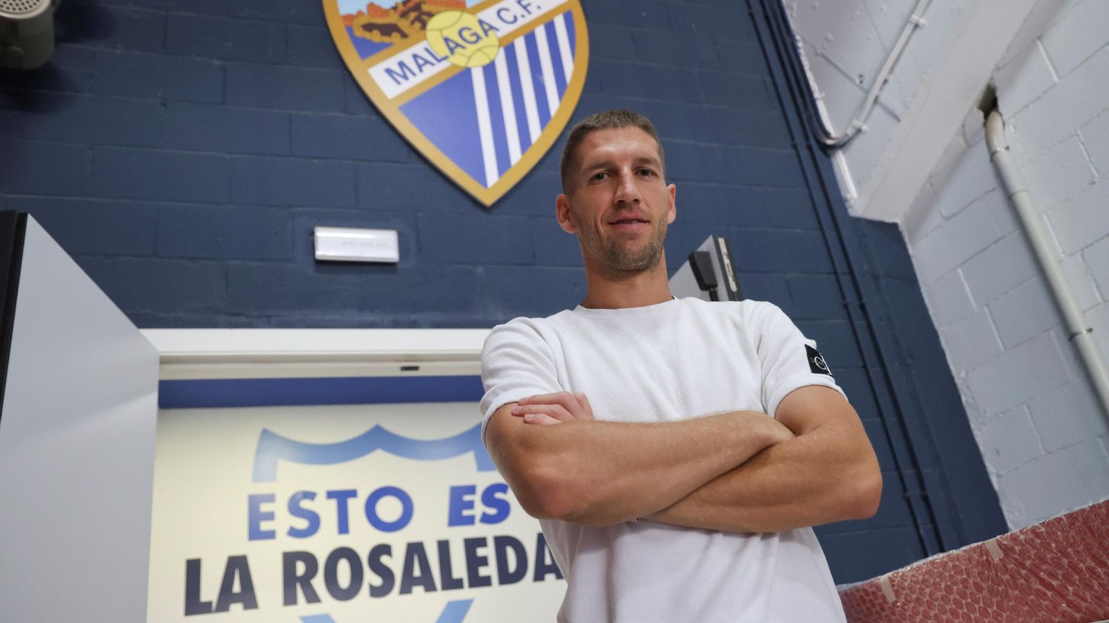 Brasanac, dentro de La Rosaleda.