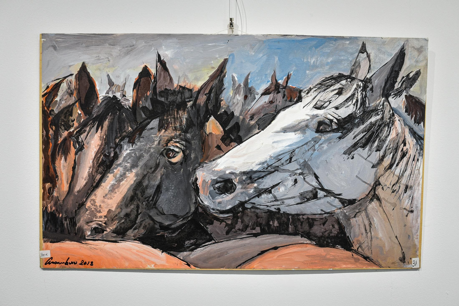 Imágenes de la exposición de Alfonso Aramburu en Caja Rural