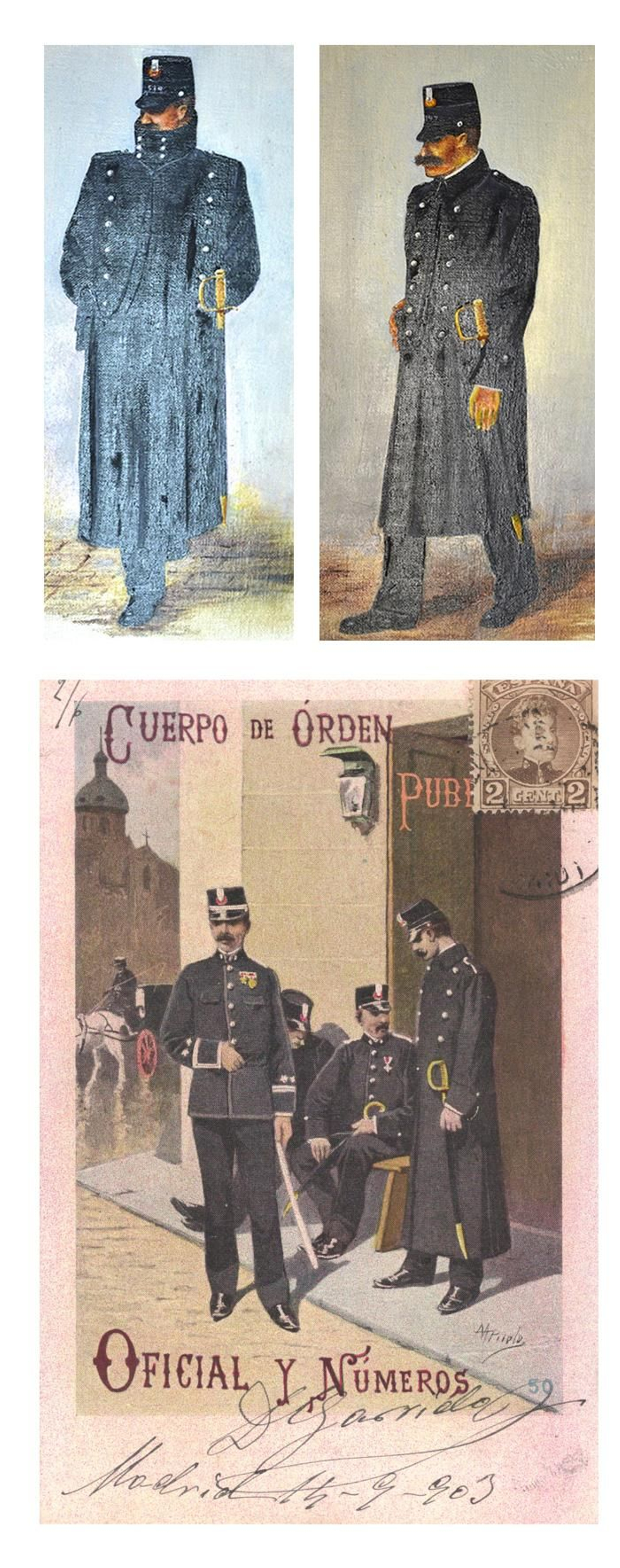 Policías del siglo XIX.