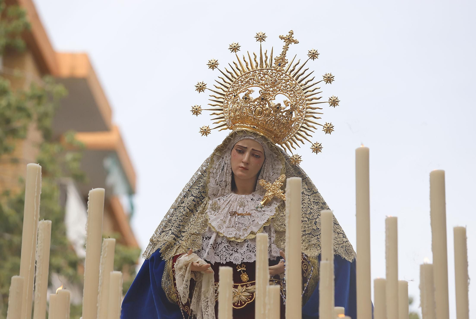 La Virgen del Prado por las calles de Fuentepiña.