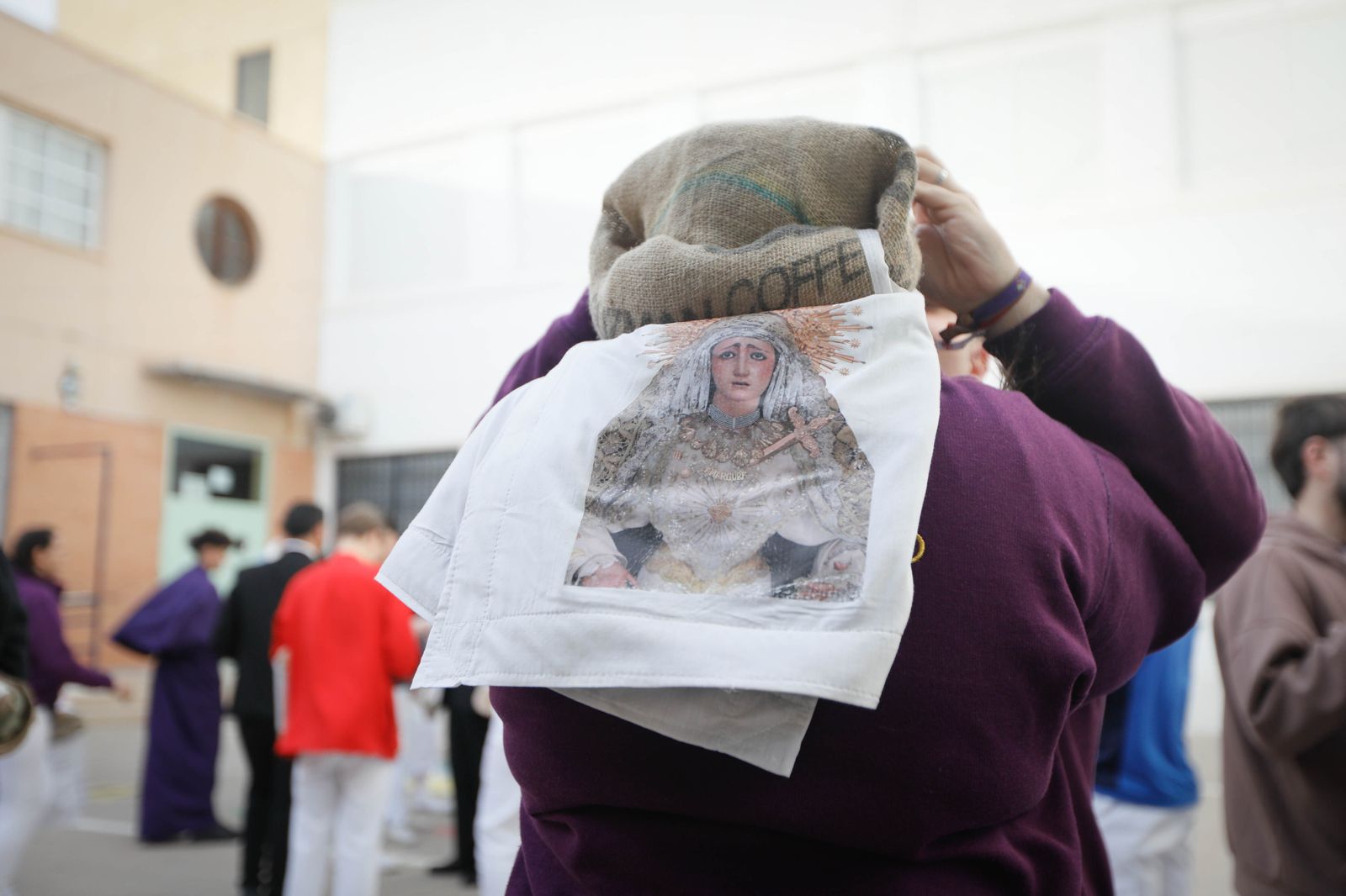 La procesión del Encuentro, en imágenes