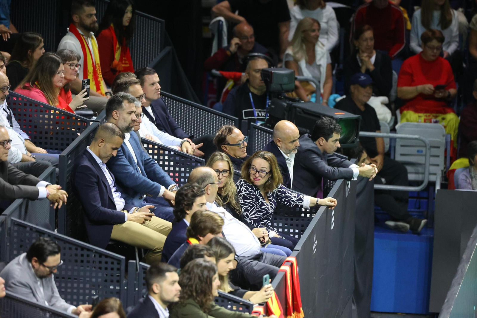 Búscate en las gradas del Carpena en la Copa Davis de Málaga