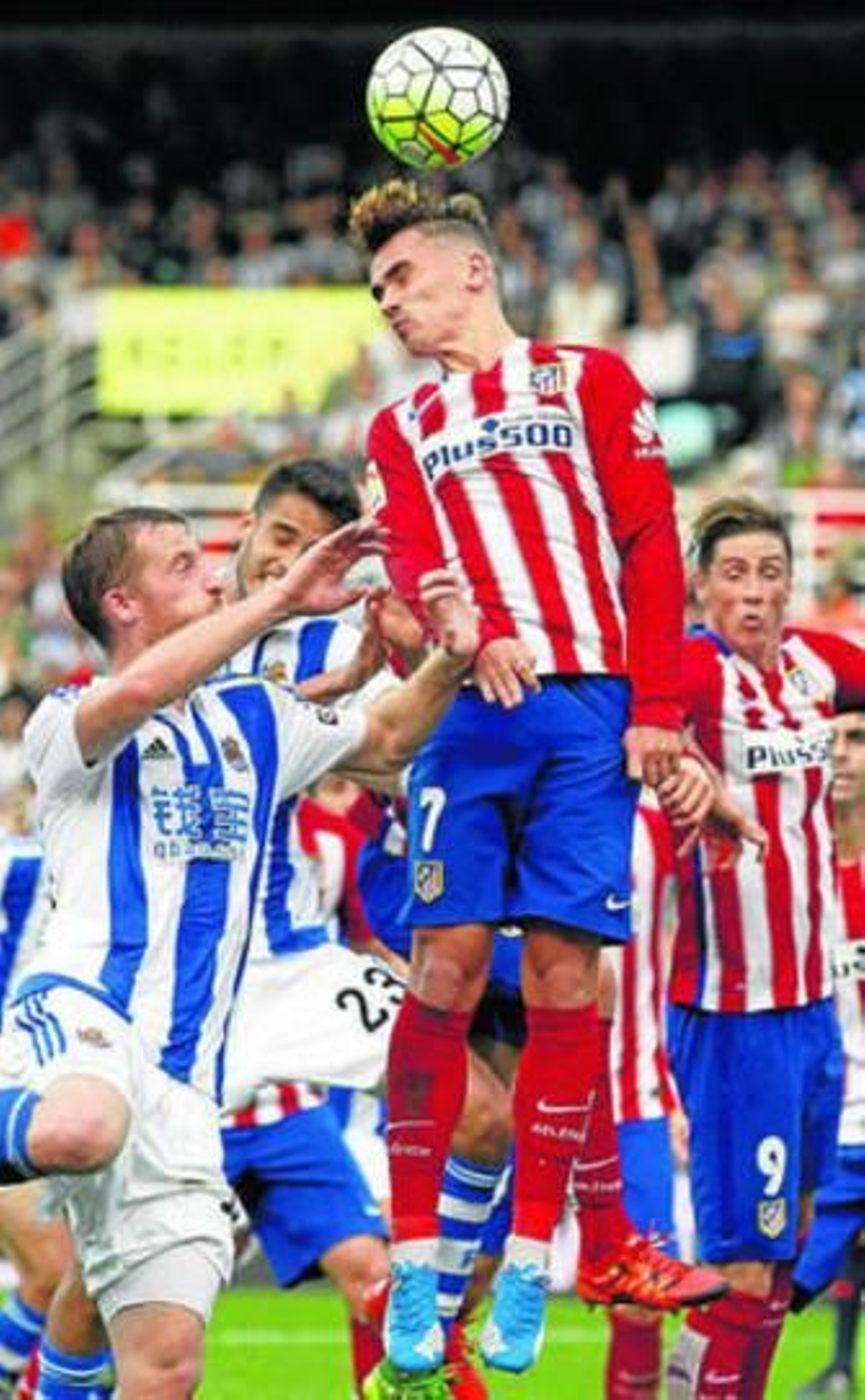 Griezmann se impone en el salto a Zurutuza y Diego Reyes.