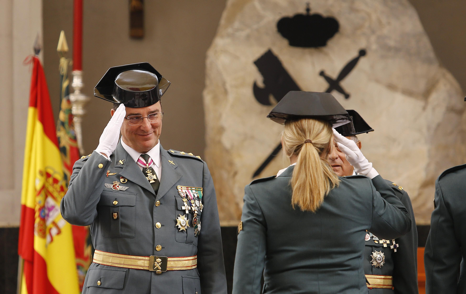 Fotos de a celebración del Día de la Hispanidad en Málaga