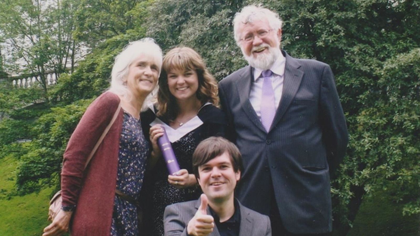 Jo Cameron, en una foto familiar.