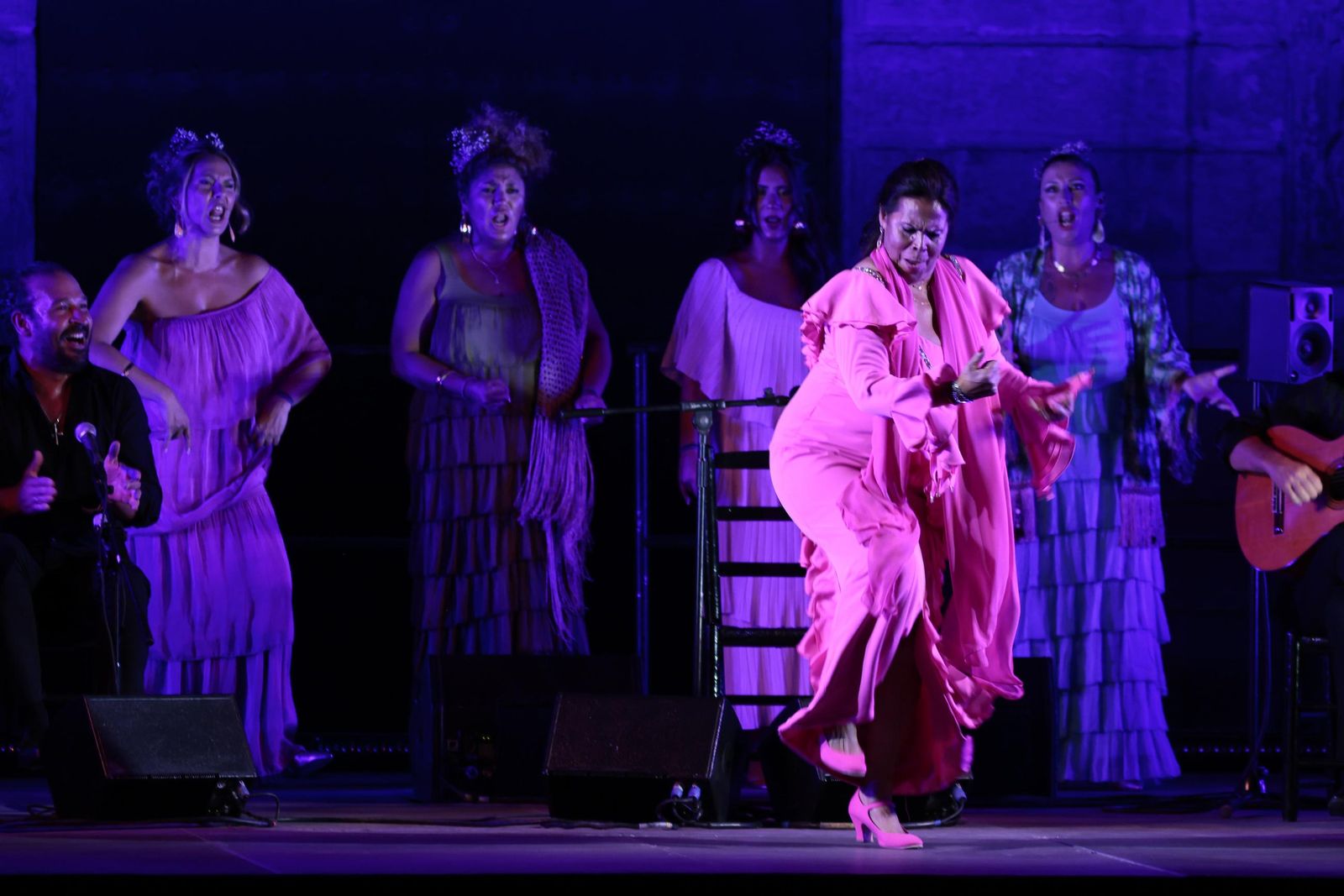 Las imágenes del recital de Aurora Vargas en la Bienal