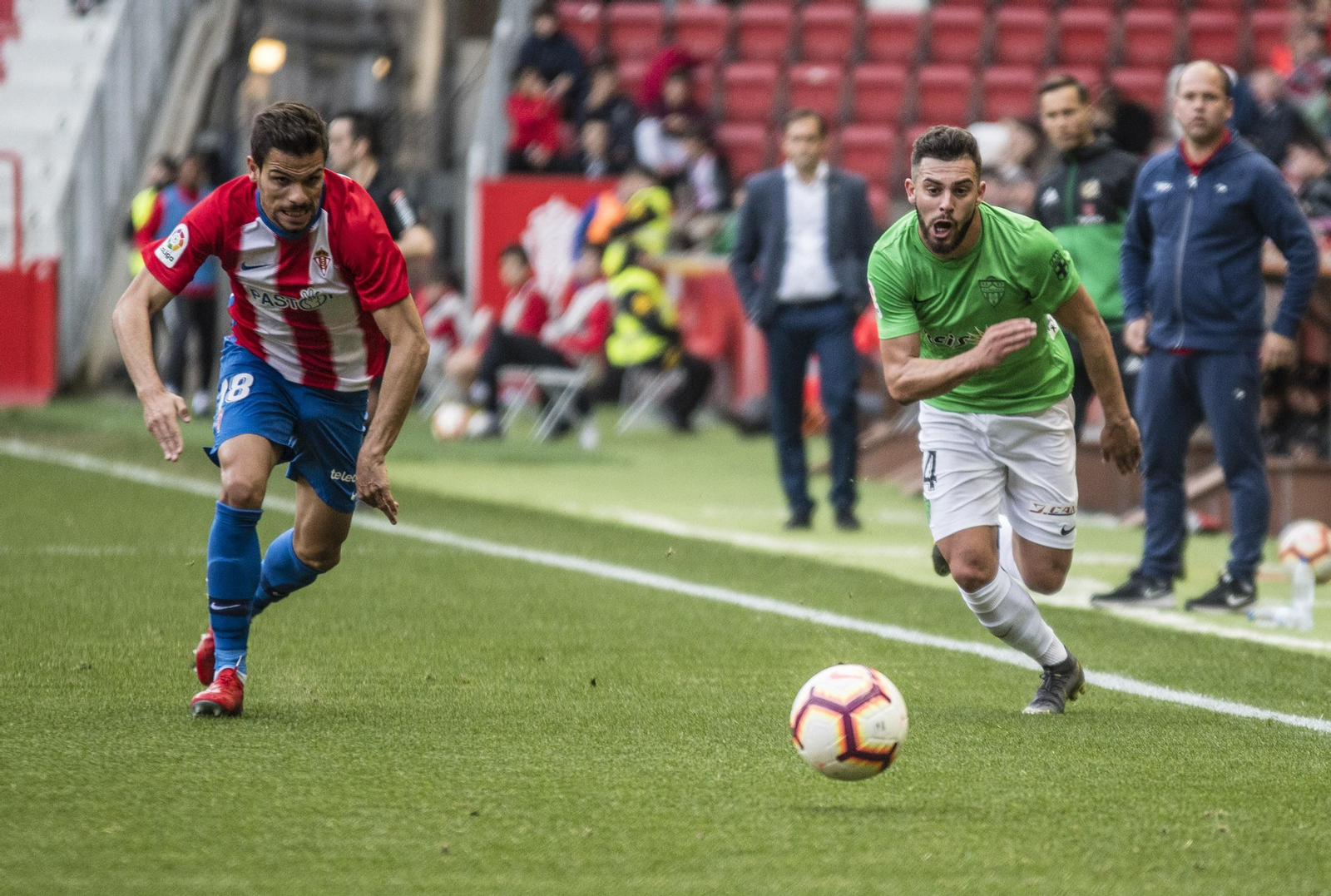 Rioja intenta marcharse en velocidad de un rival
