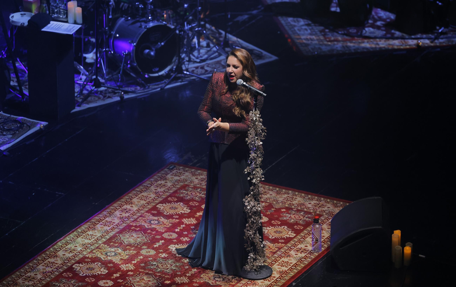 Niña Pastori en el concierto que ofreció el año pasado con motivo de su gira navideña.