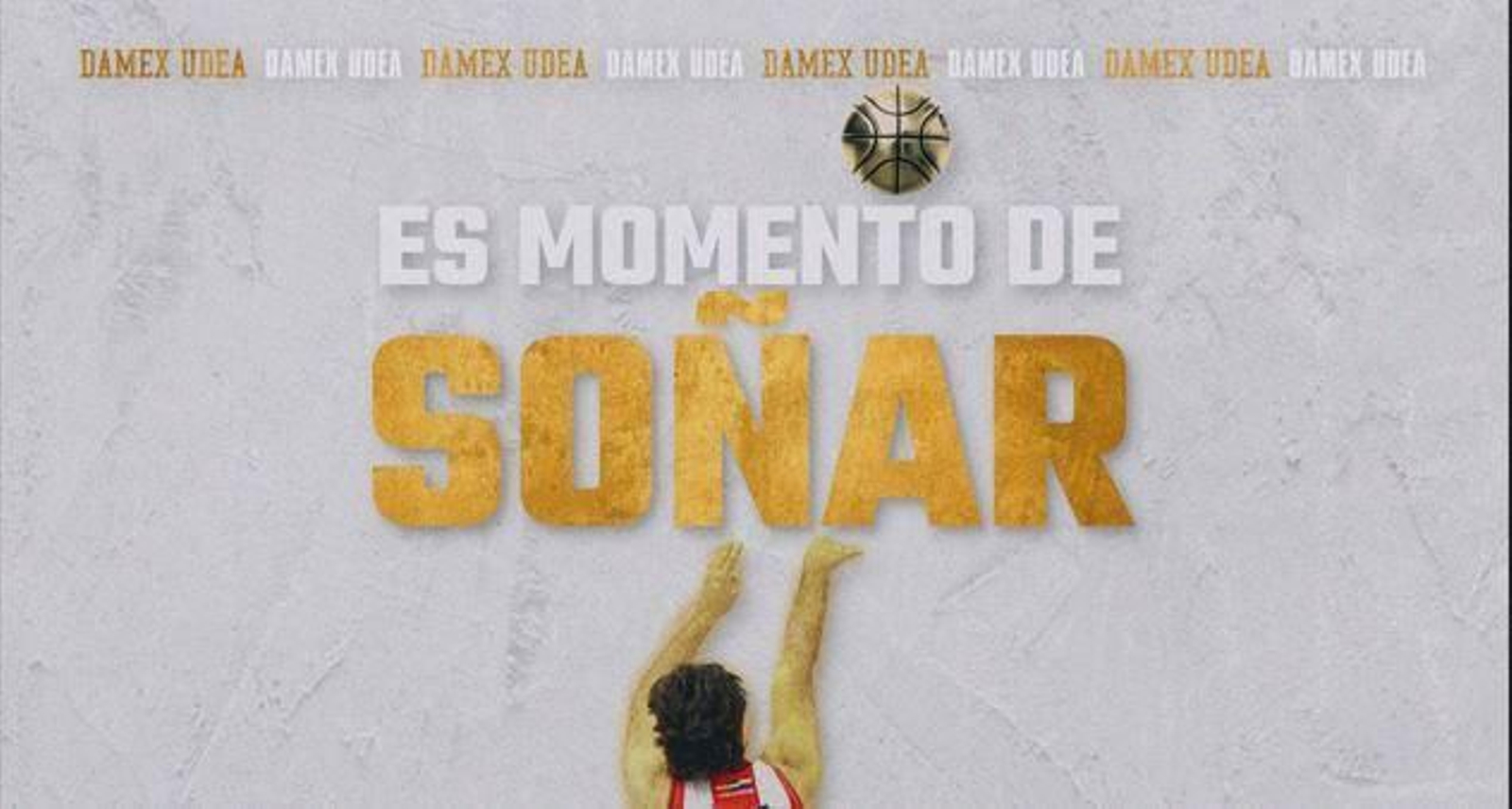 Detalle del cartel anunciador del encuentro, con un significativo mensaje