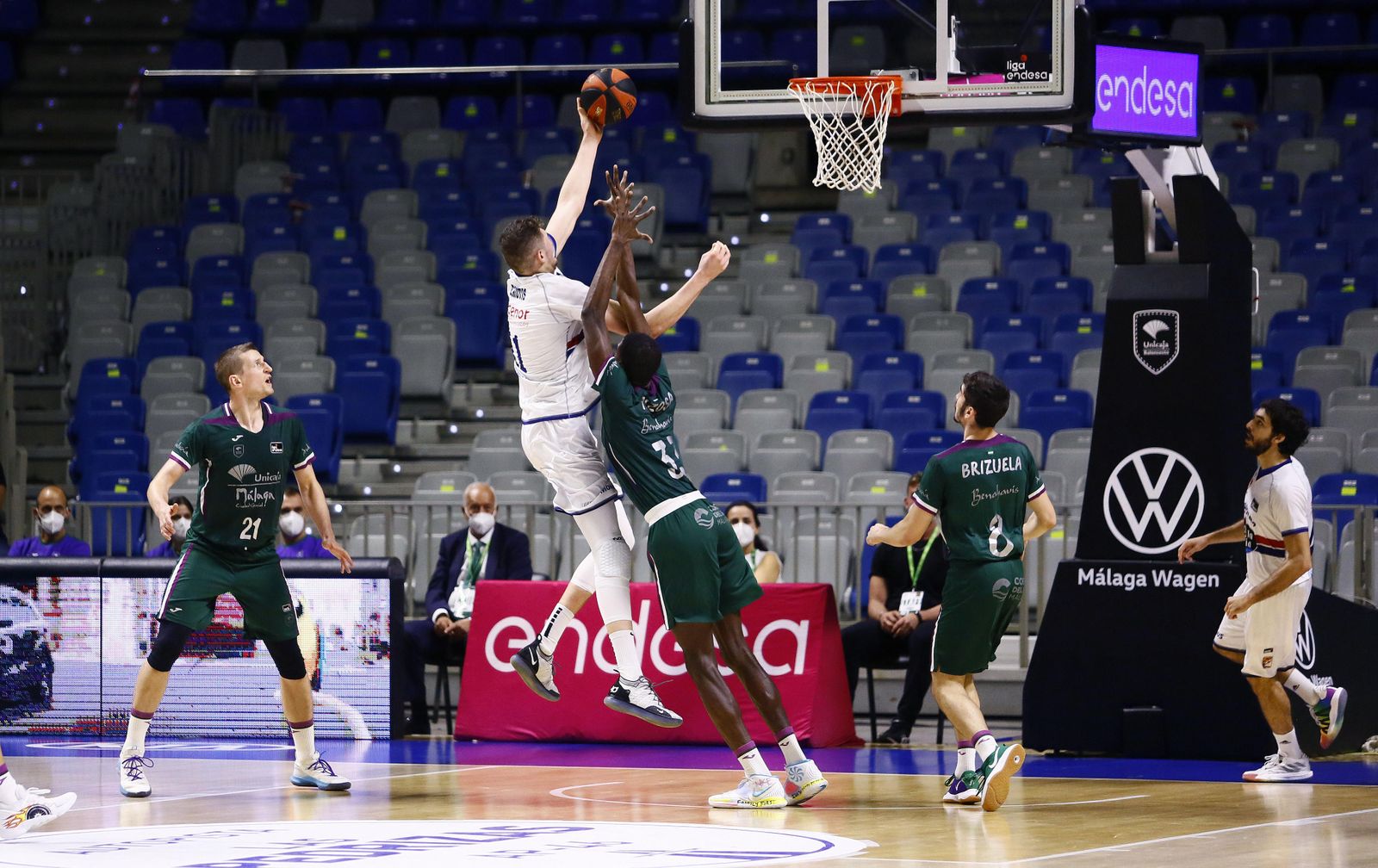 El Unicaja-Obradoiro, en fotos