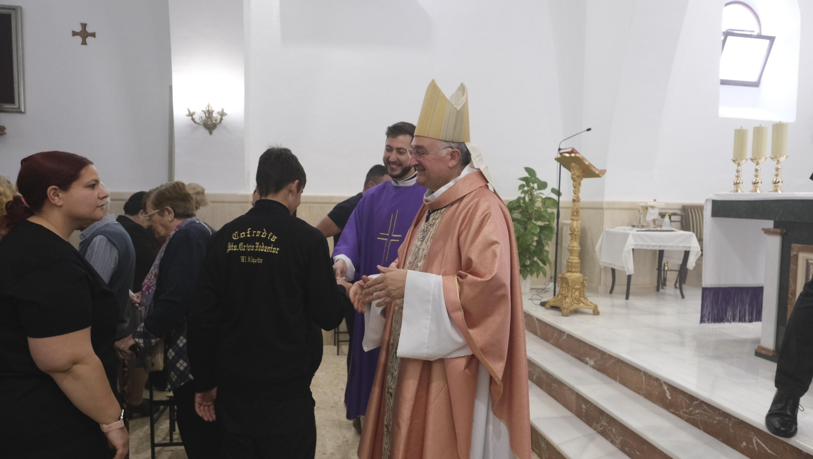 Imágenes de la bendición de la Borriquita de El Alquián, por el Obispo de Almería