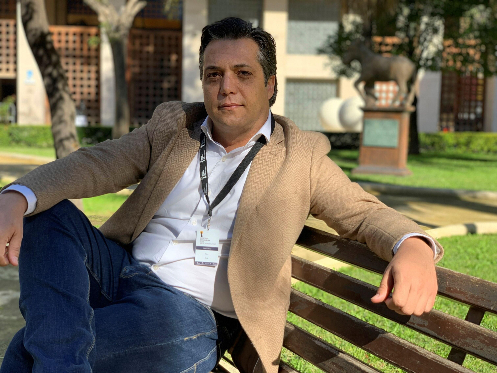El onubense Paco Ortiz. El onubense Paco Ortiz.