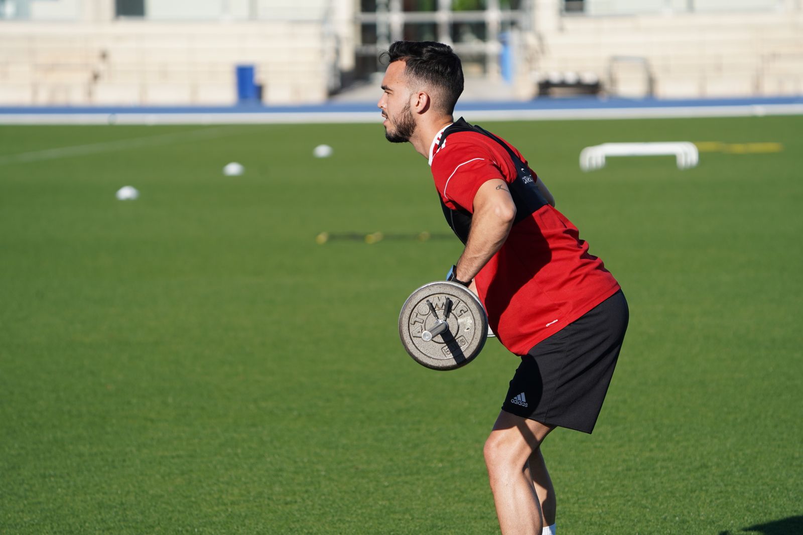 Imágenes del entrenamiento individual del lunes en Estadio y Anexo
