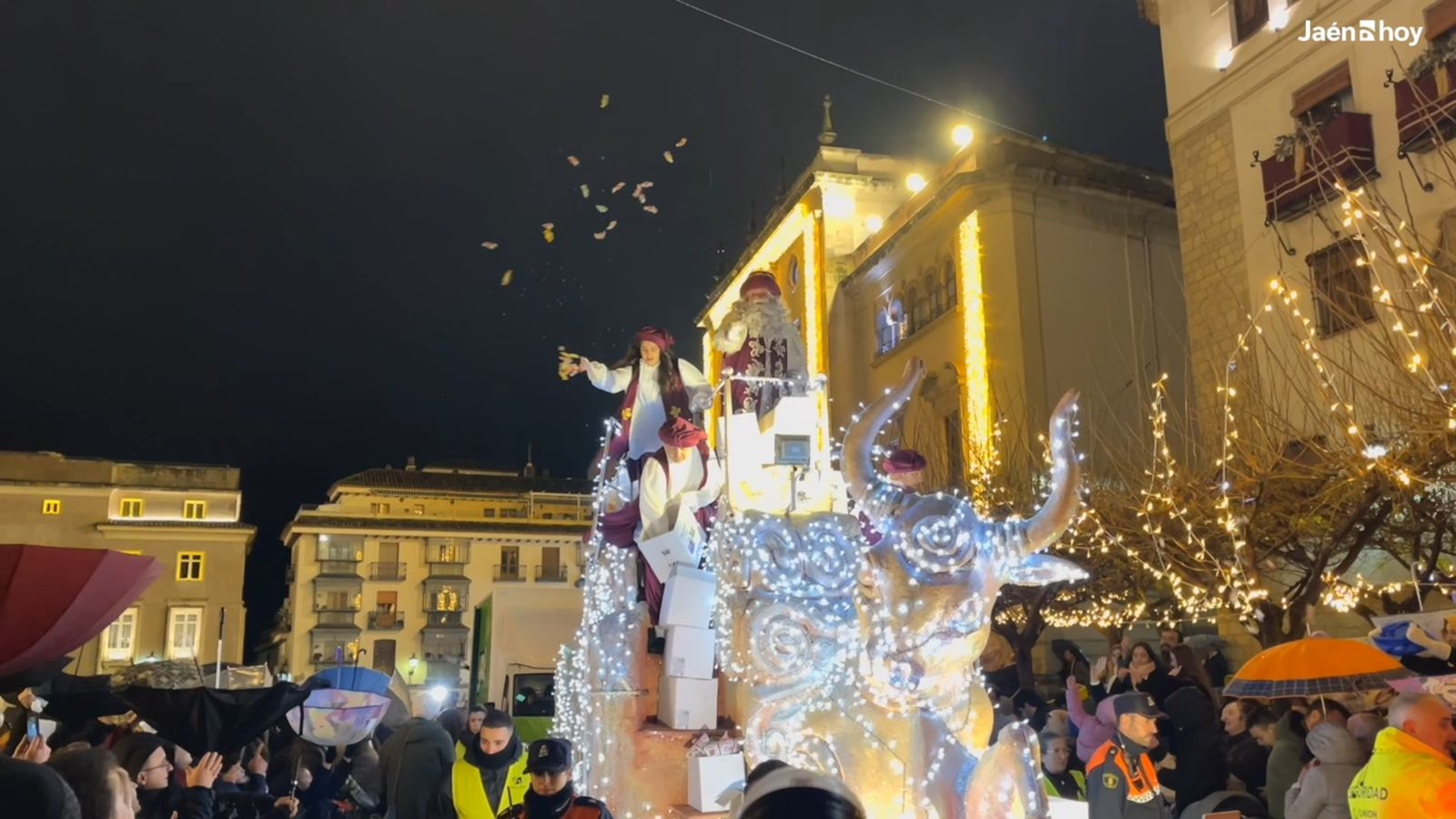 Así vive Jaén la Cabalgata de Reyes Magos “Jaén, cajita de Navidad mágica”
