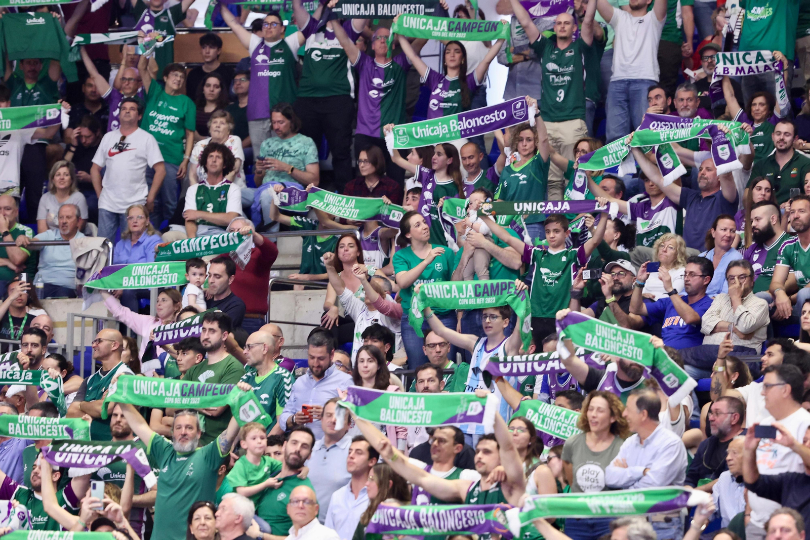 Búscate en las gradas del Carpena en el Unicaja-Baskonia