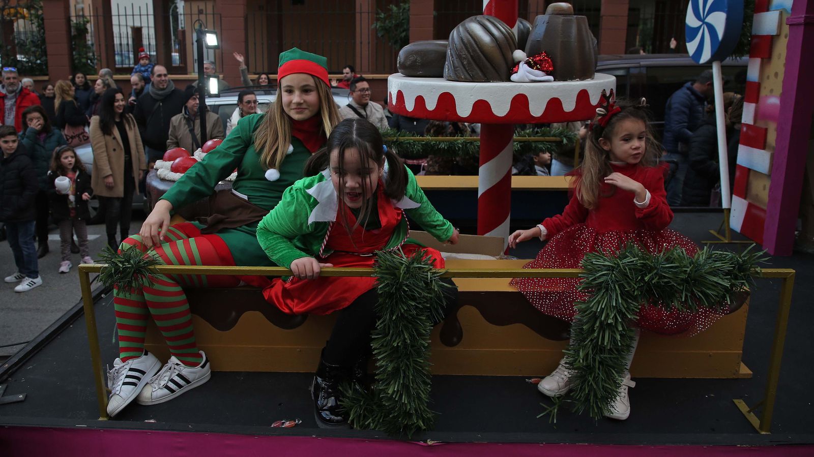 Fotos de la cabalgata de los Reyes Magos en Algeciras