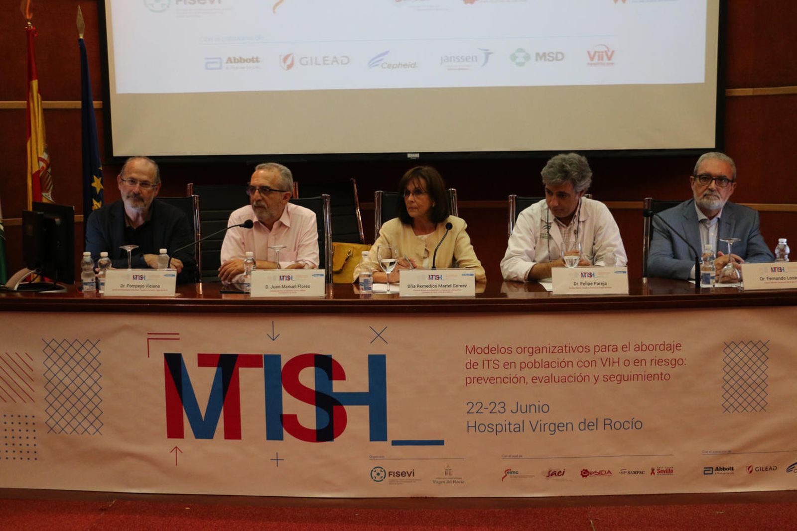 Mesa de debate en las Jornadas sobre Infecciones de Transmisión Sexual.