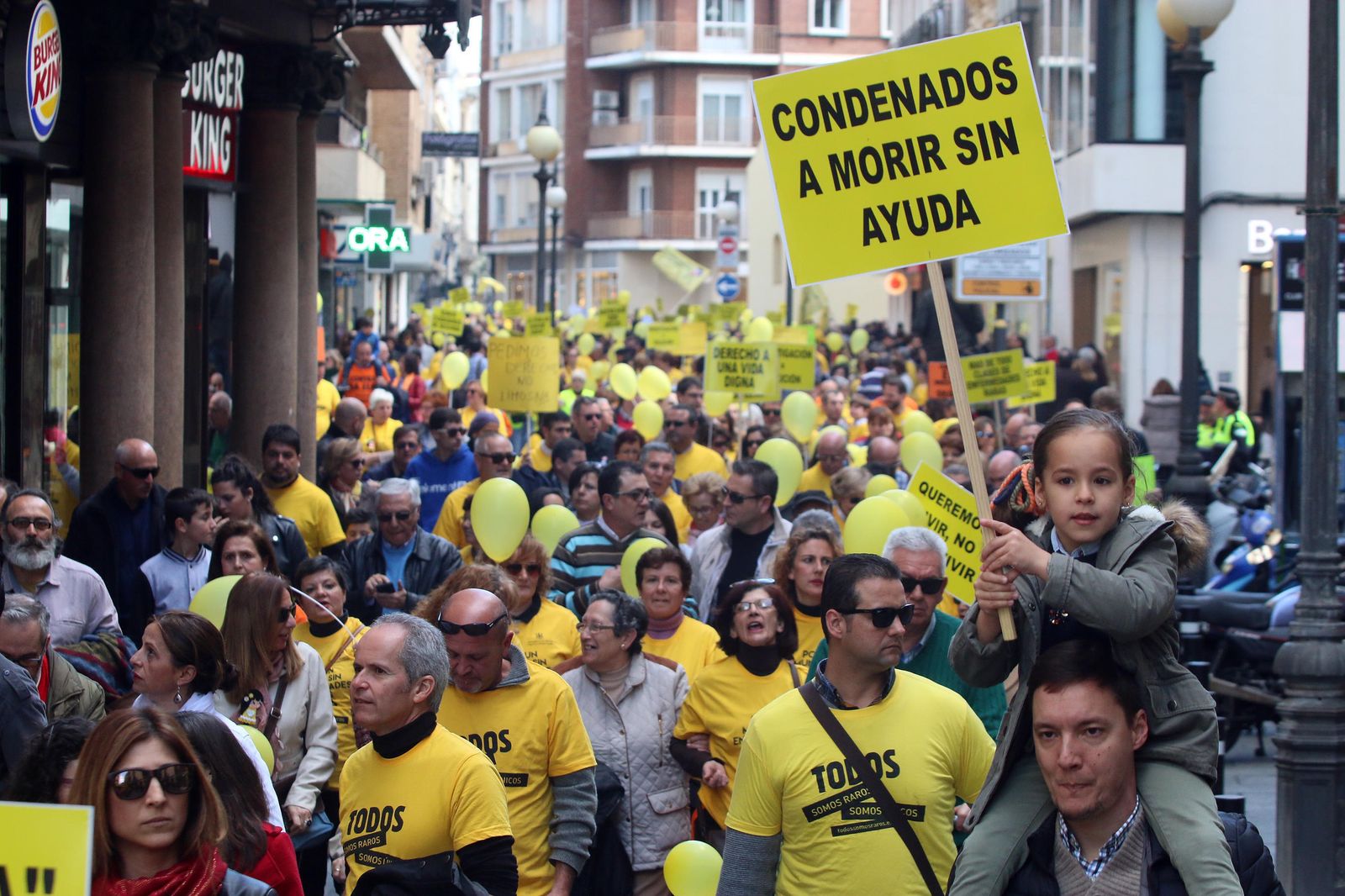Marcha celebrada en 2016 por varios colectivos de pacientes y familiares.