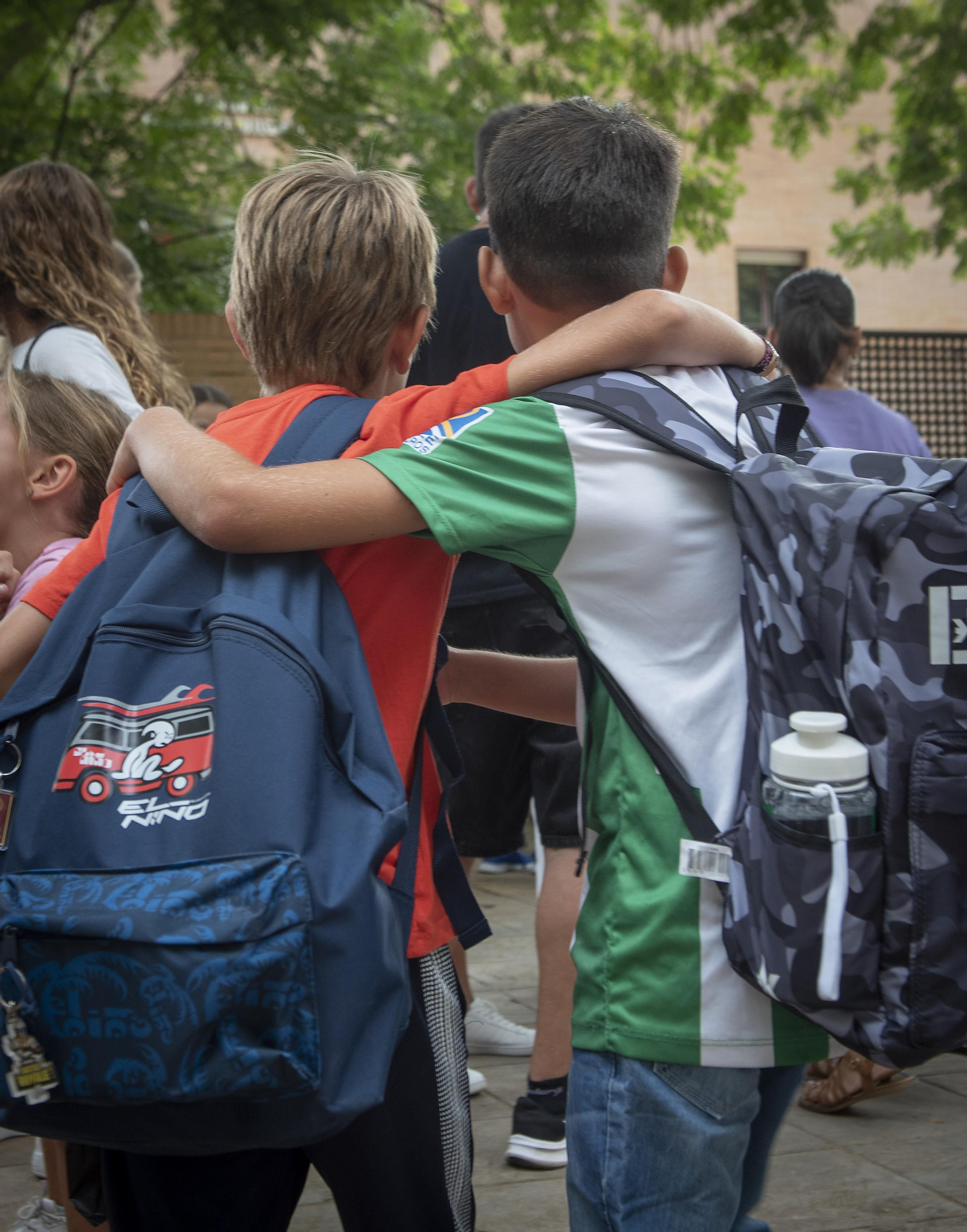 Las imágenes de la vuelta al cole en Sevilla