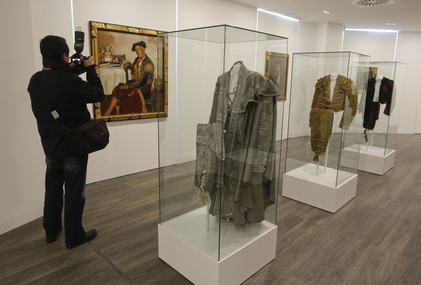 Parte de la colección que se expone en el Museo Taurino.