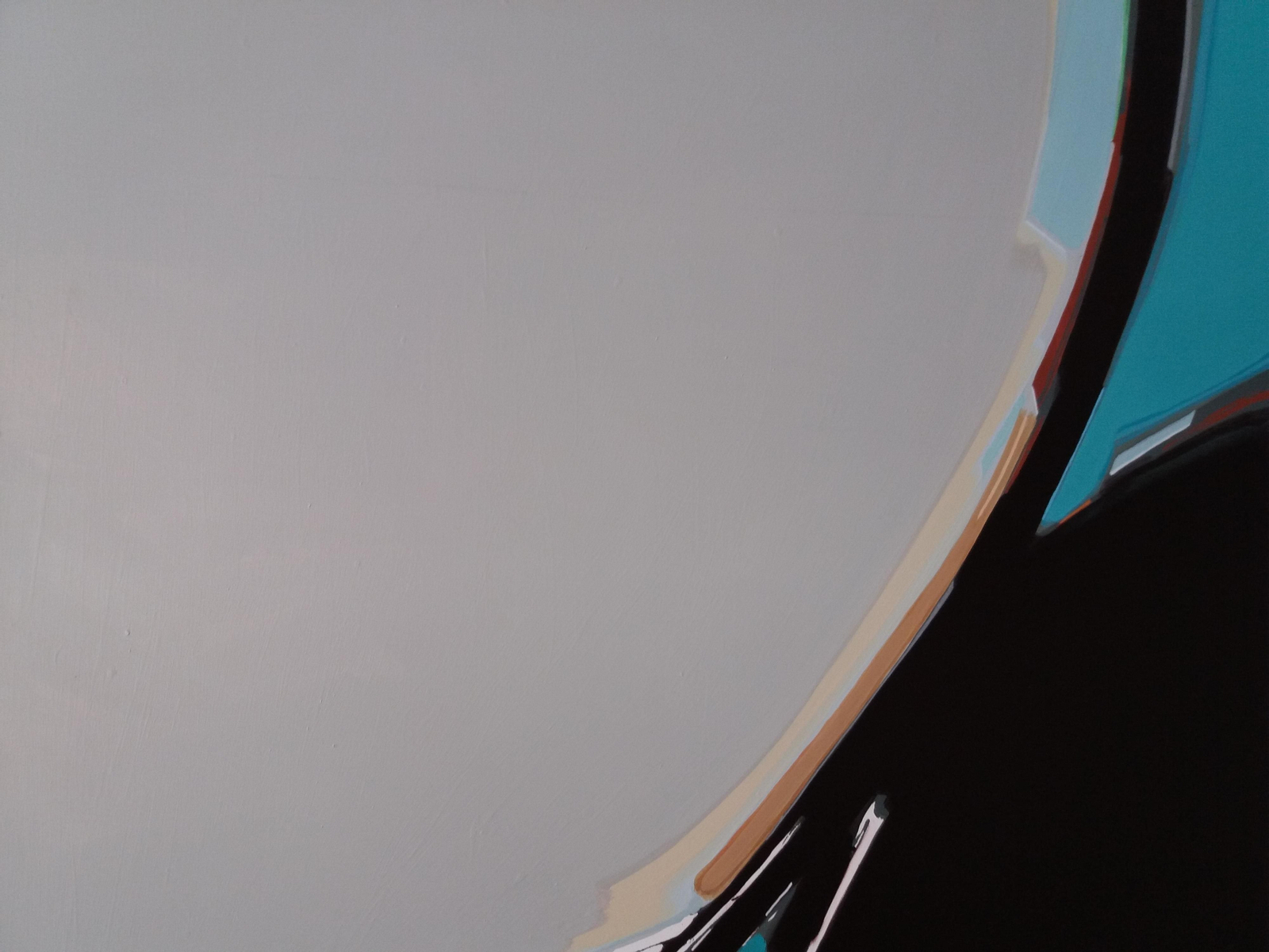 Pintura abstracta realizada con técnicas mixtas sobre lienzo