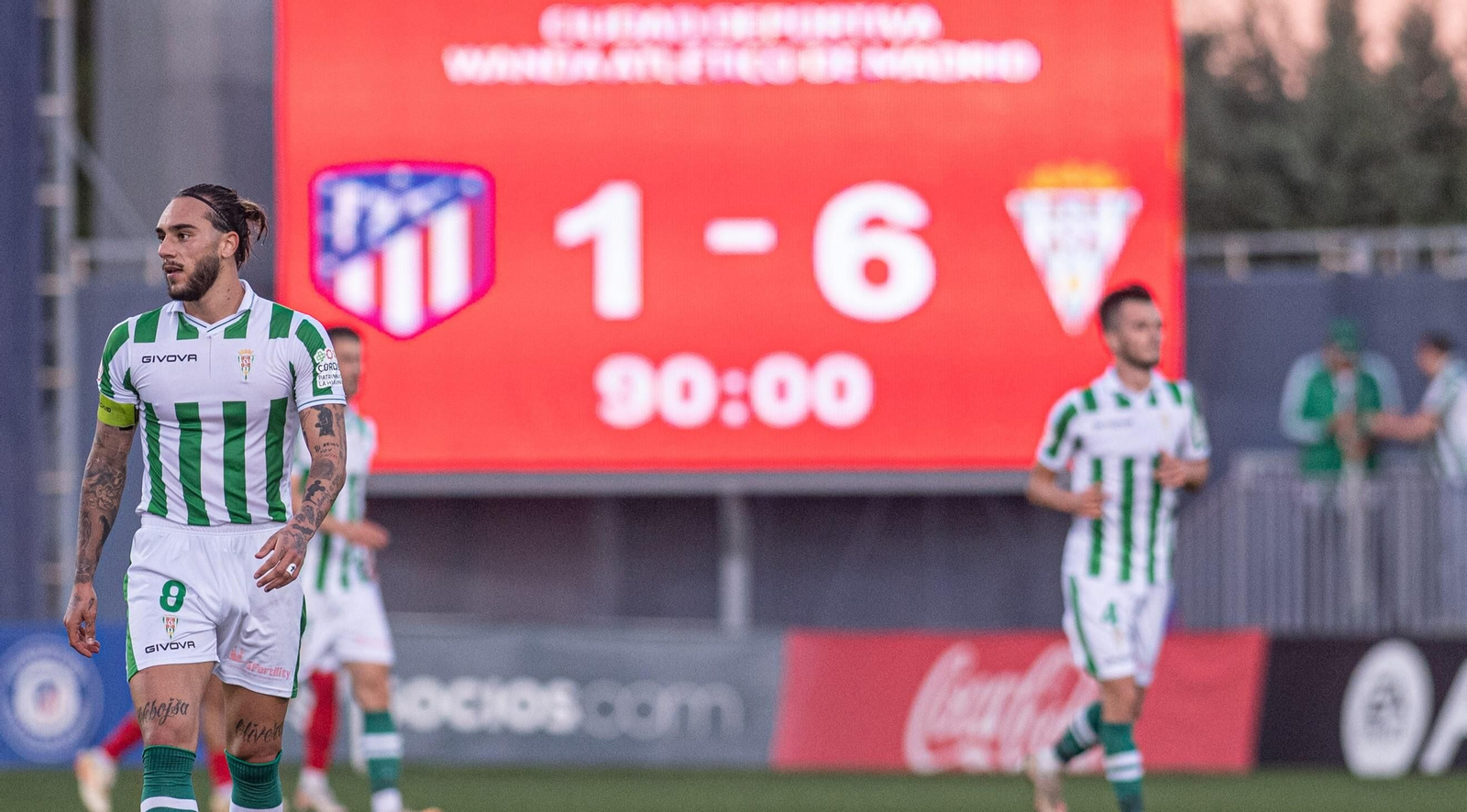 Gudelj celebra el sexto gol del Córdoba CF al Atlético de Madrid B en Majadahonda. Gudelj celebra el sexto gol del Córdoba CF al Atlético de Madrid B en Majadahonda.