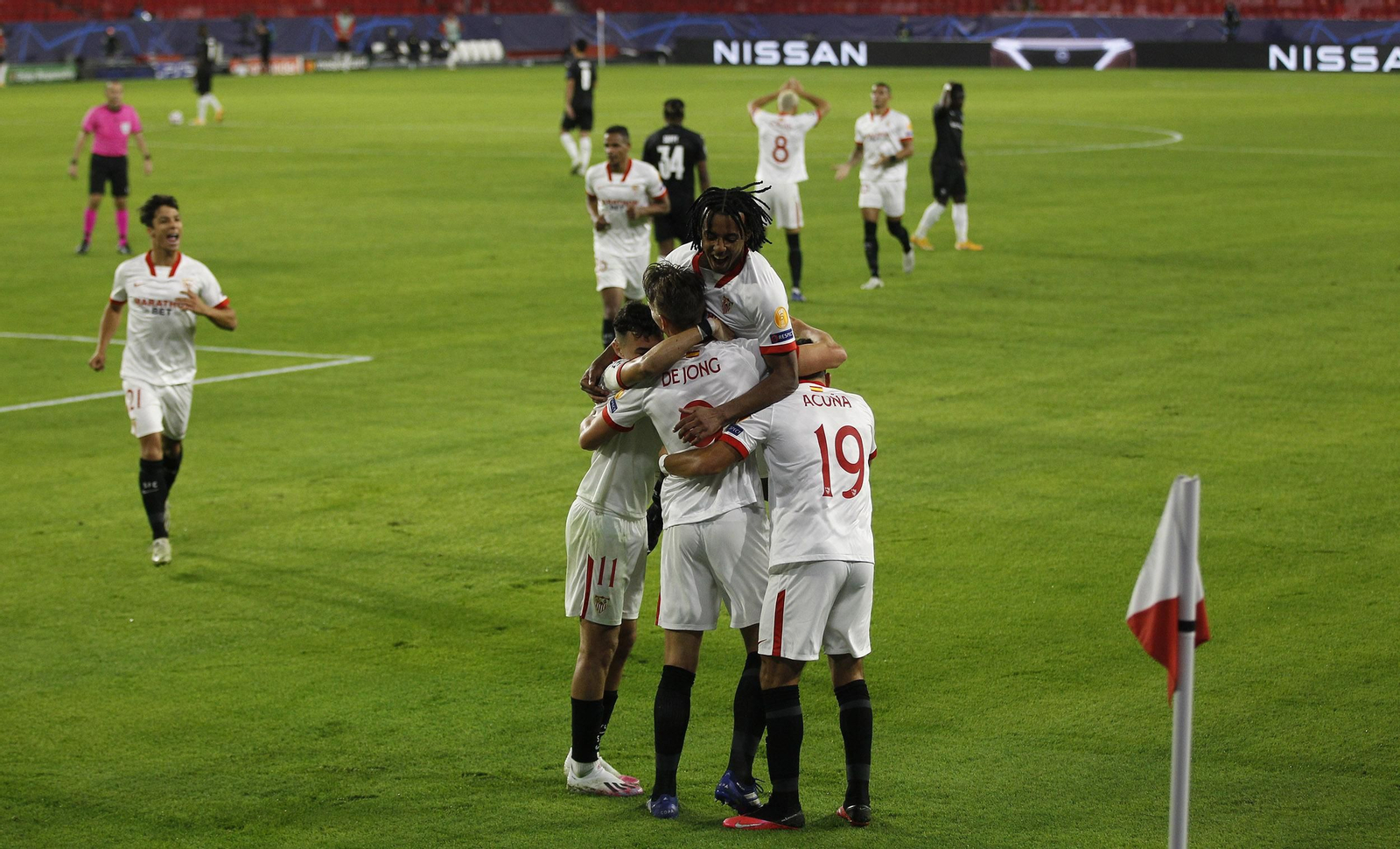 Las imágenes del Sevilla-Rennes