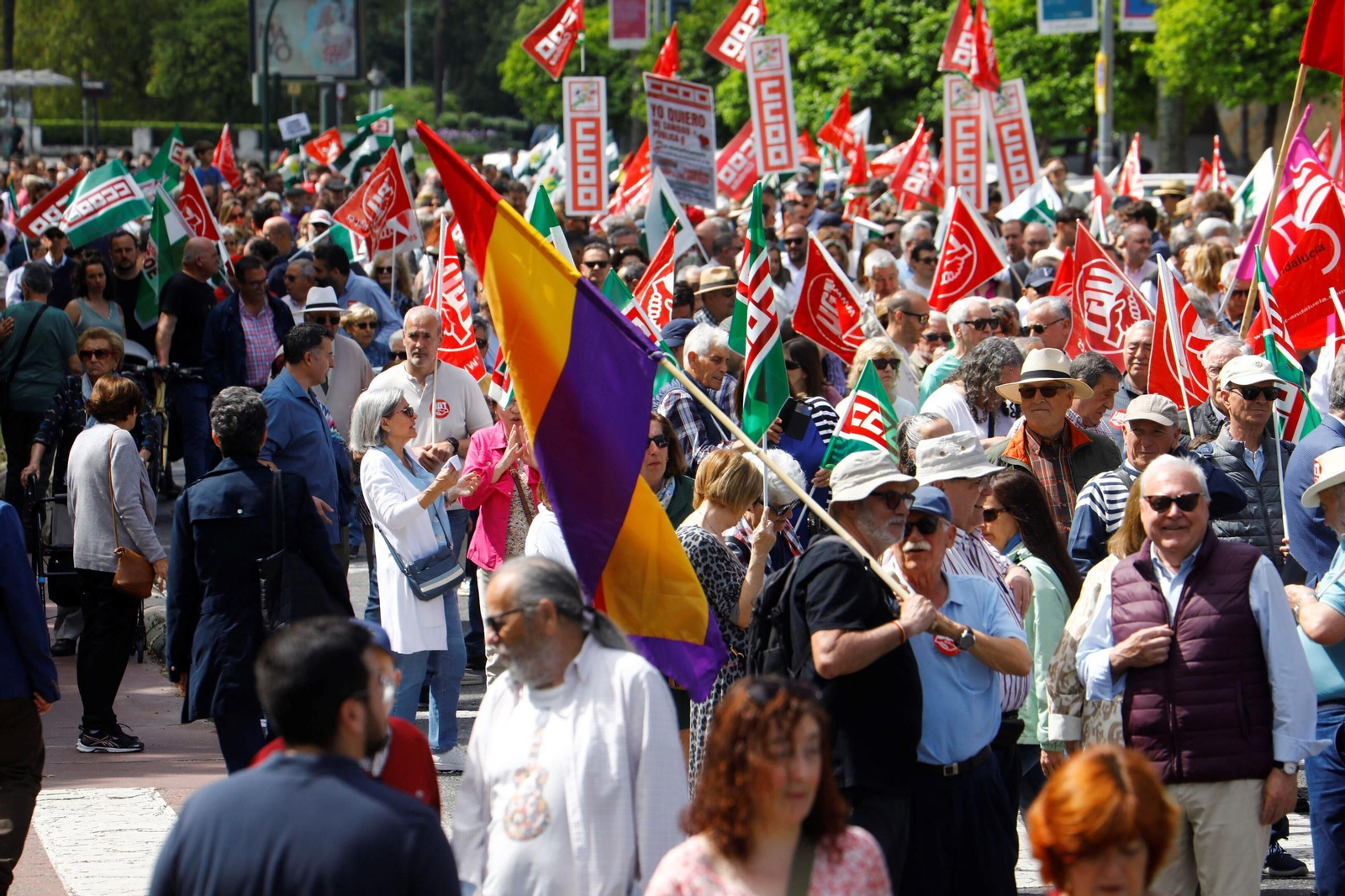 Todas las imágenes de la manifestación del 1 de mayo en Córdoba Todas las imágenes de la manifestación del 1 de mayo en Córdoba