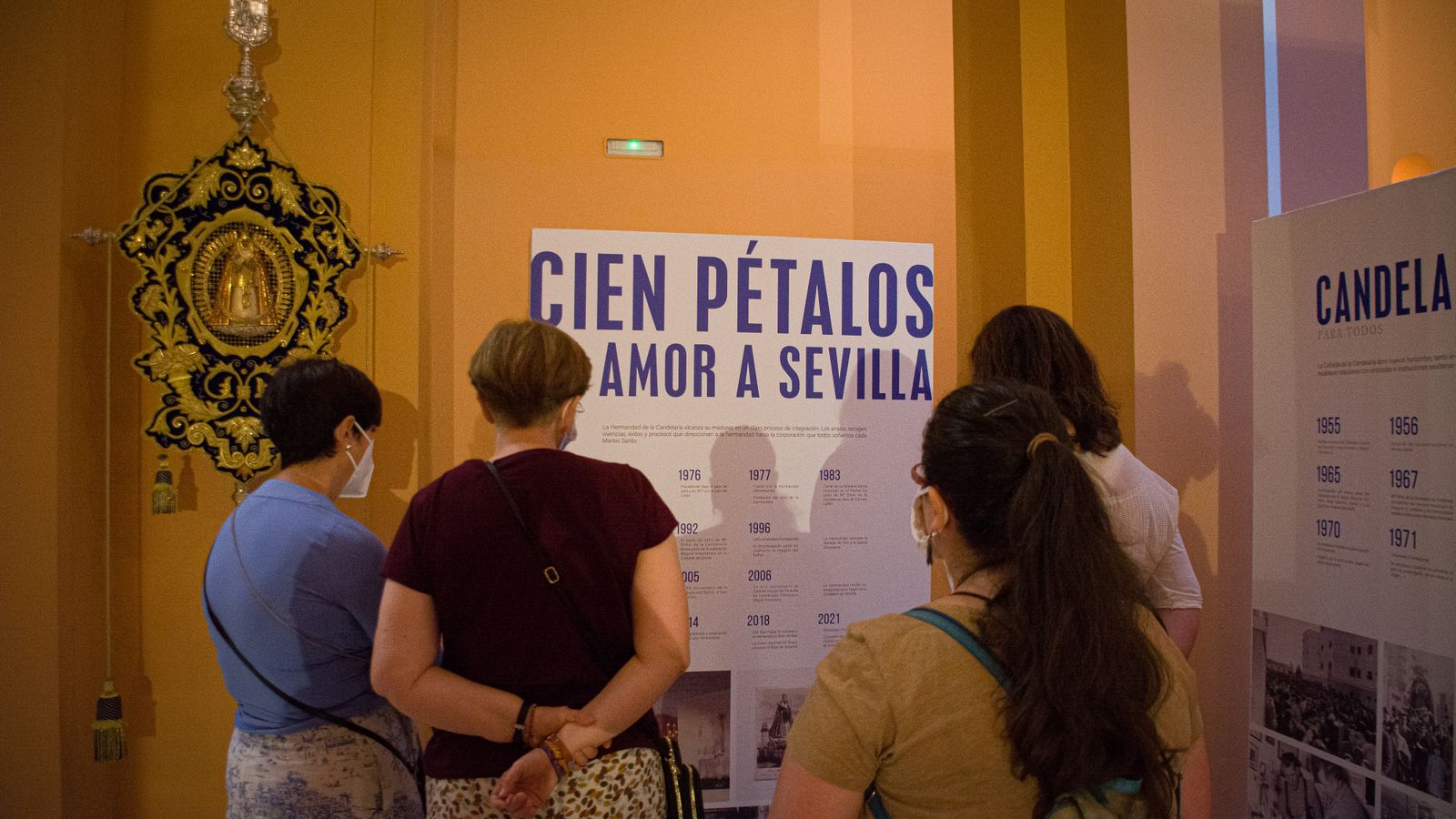 La exposición del centenario de la Candelaria, en imágenes