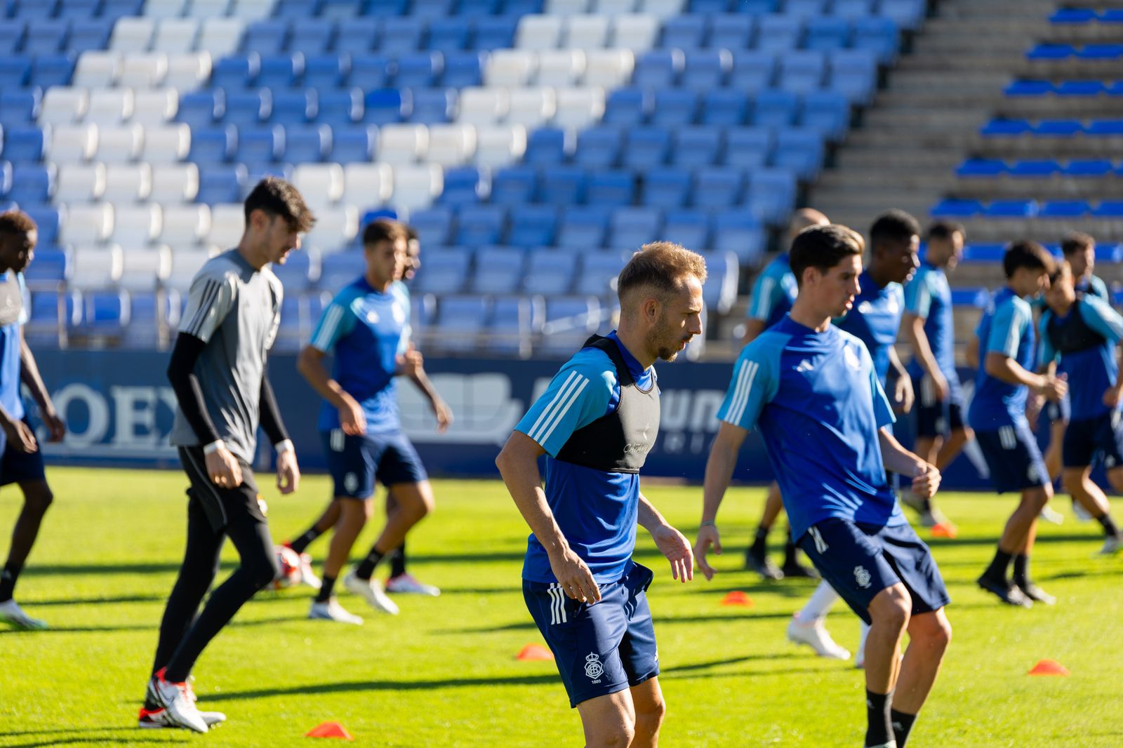 Las mejores imágenes del entrenamiento de este jueves del Recreativo de Huelva