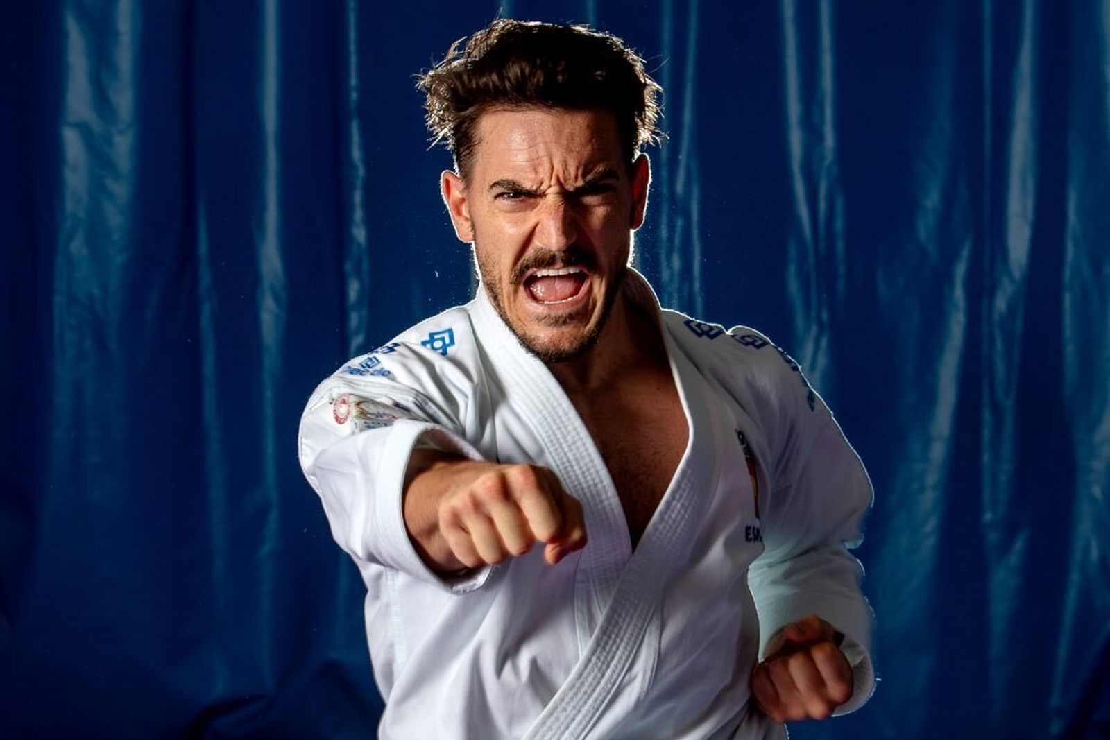 Damián Quintero, en acción.