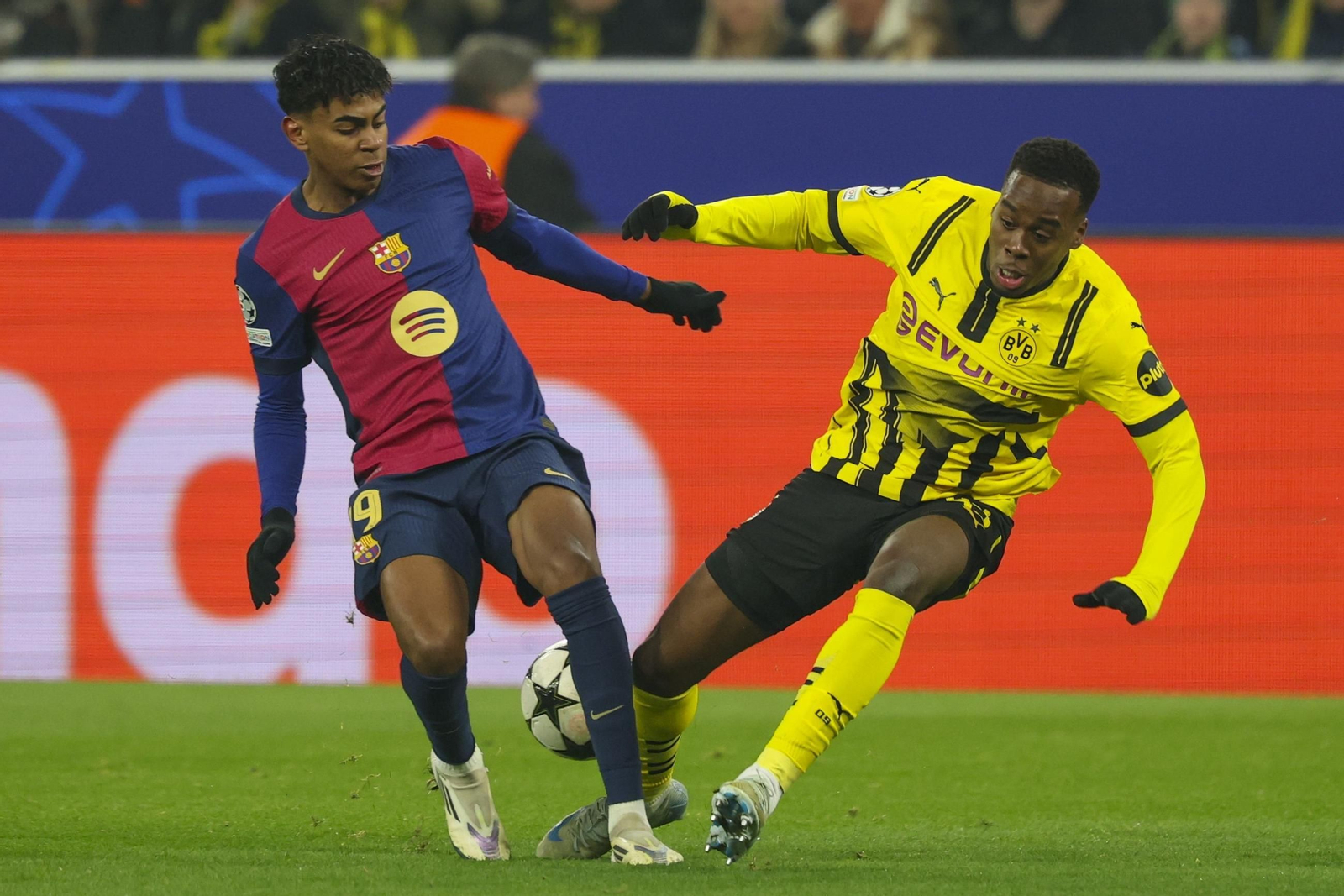 Las imágenes del Borussia Dortmund - Barcelona