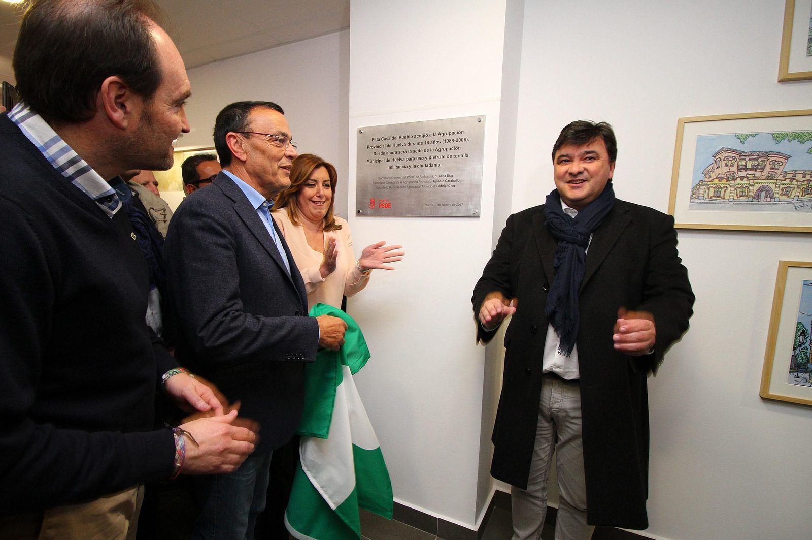 La inauguración de la nueva sede del PSOE Local en Huelva, en imágenes