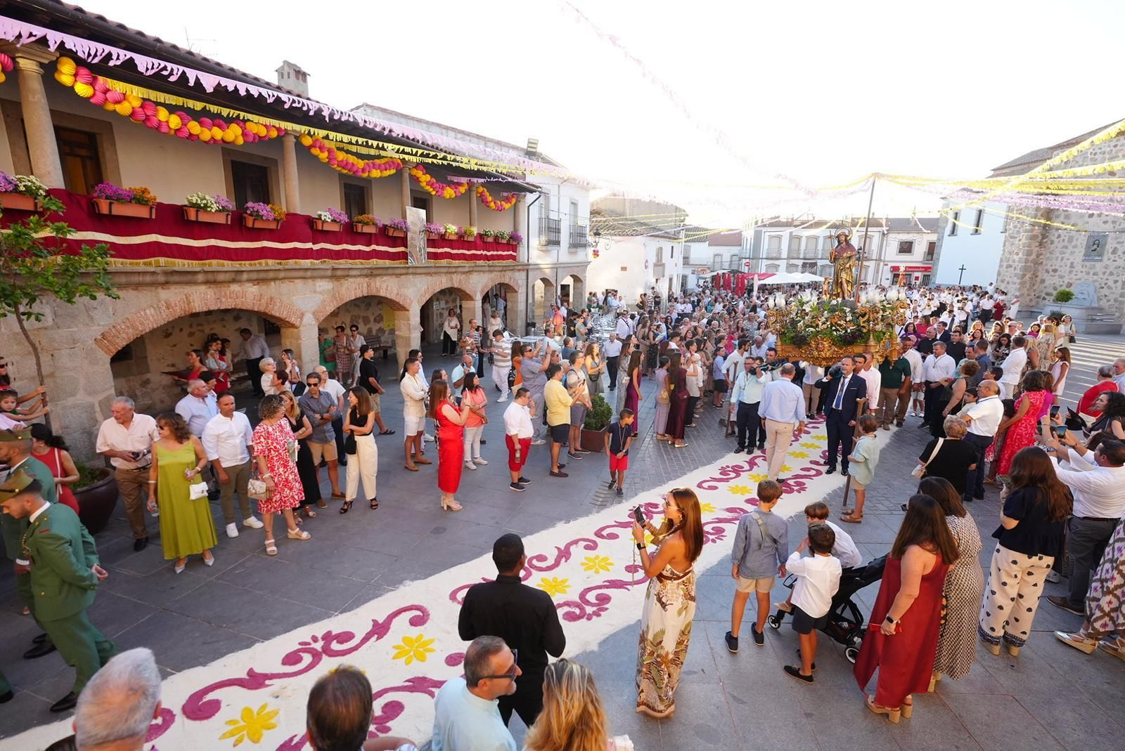 La procesión de San Roque en Dos Torres