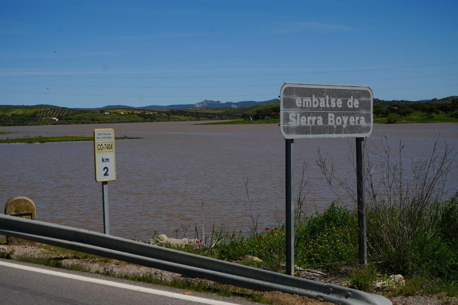 Así luce el embalse de Sierra Boyera tras las lluvias, en imágenes