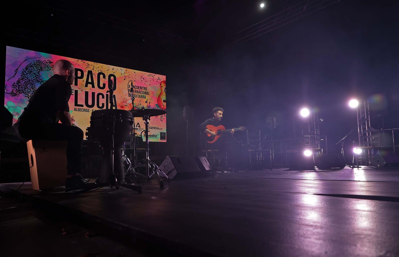 Fotos del concierto del sexteto flamenco en el Encuentro de Guitarra Paco de Lucía