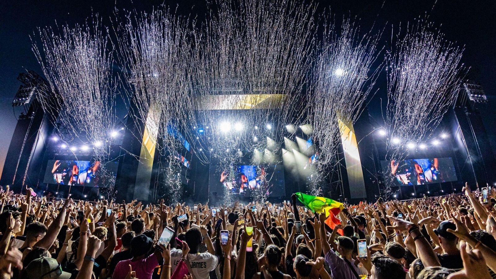 Uno de los escenarios de las anteriores ediciones del Dreambeach en Villaricos