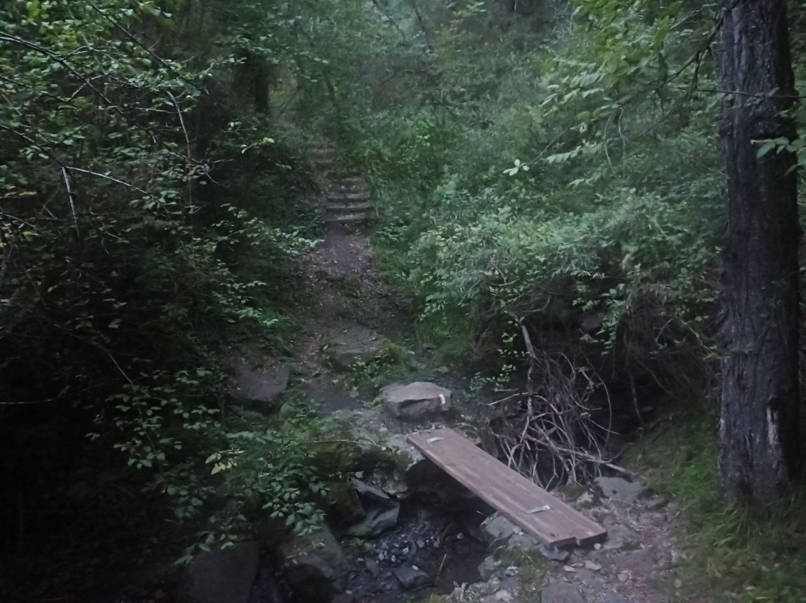 Cruce sobre un arroyo cercano a Vilaller.