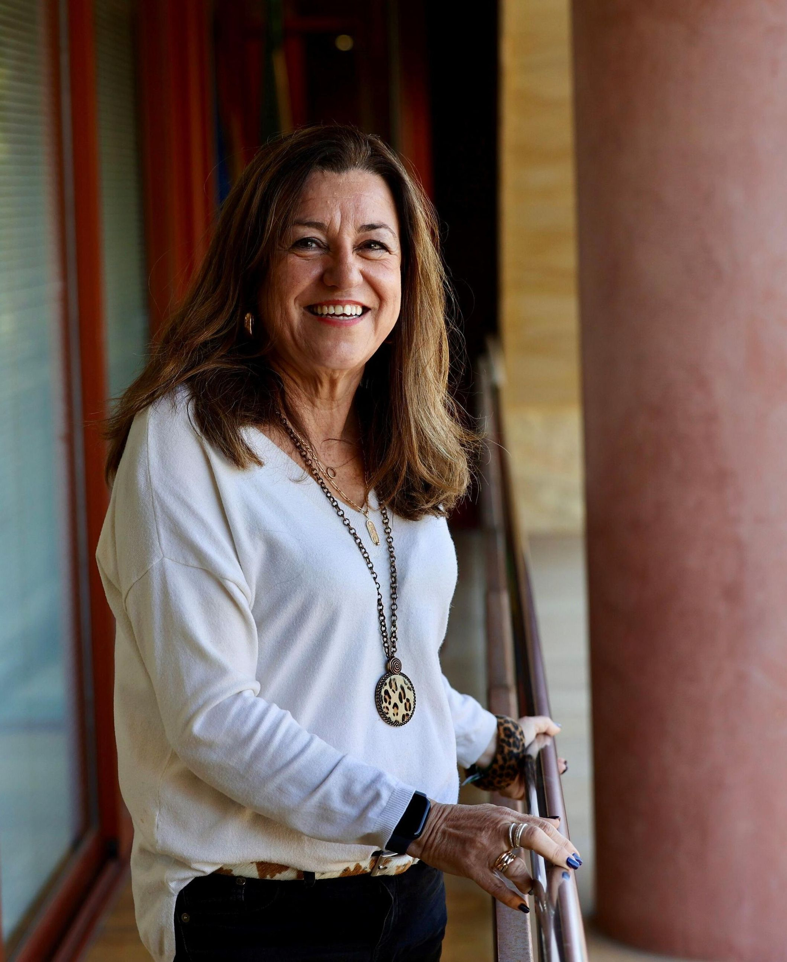 La consejera de Educación, en su despacho de Torretriana.