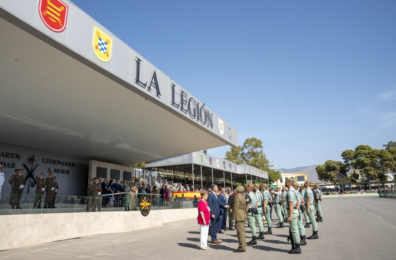 El CV (105) aniversario fundacional de la Legión