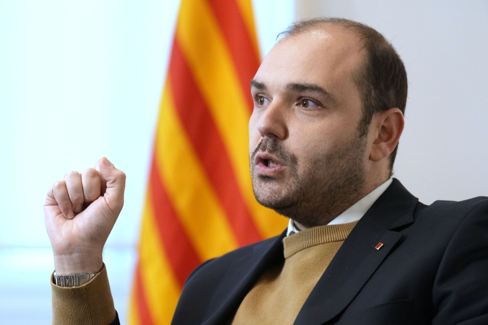 El conseller de la Presidencia de la Generalitat de Cataluña, Albert Dalmau.